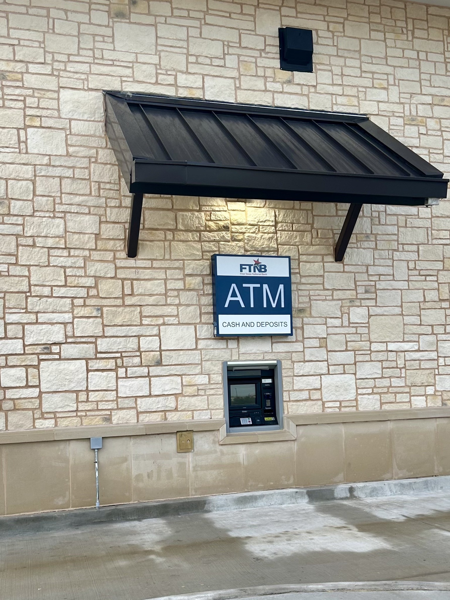 Our drive-up ATM in Town... - First Texas National Bank
