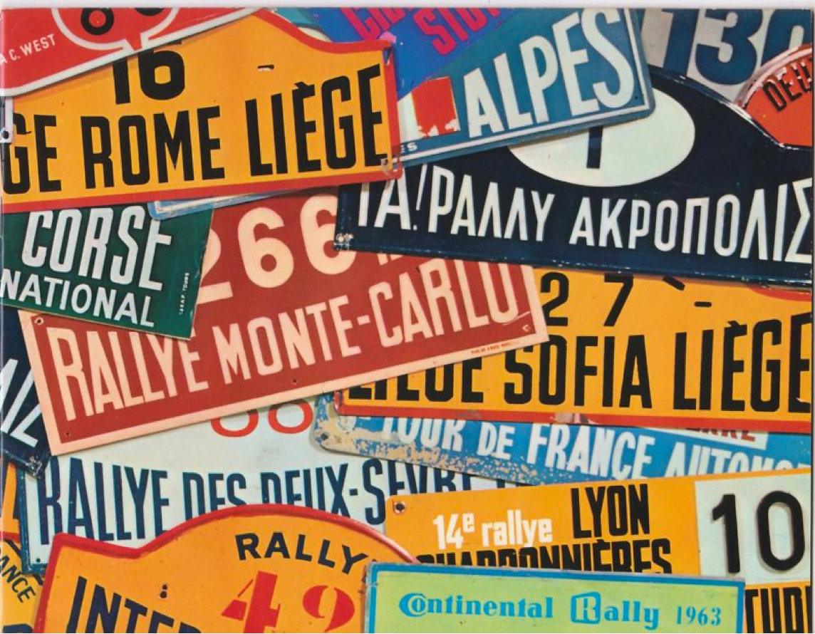 Plaques Rallye - Rally Plates