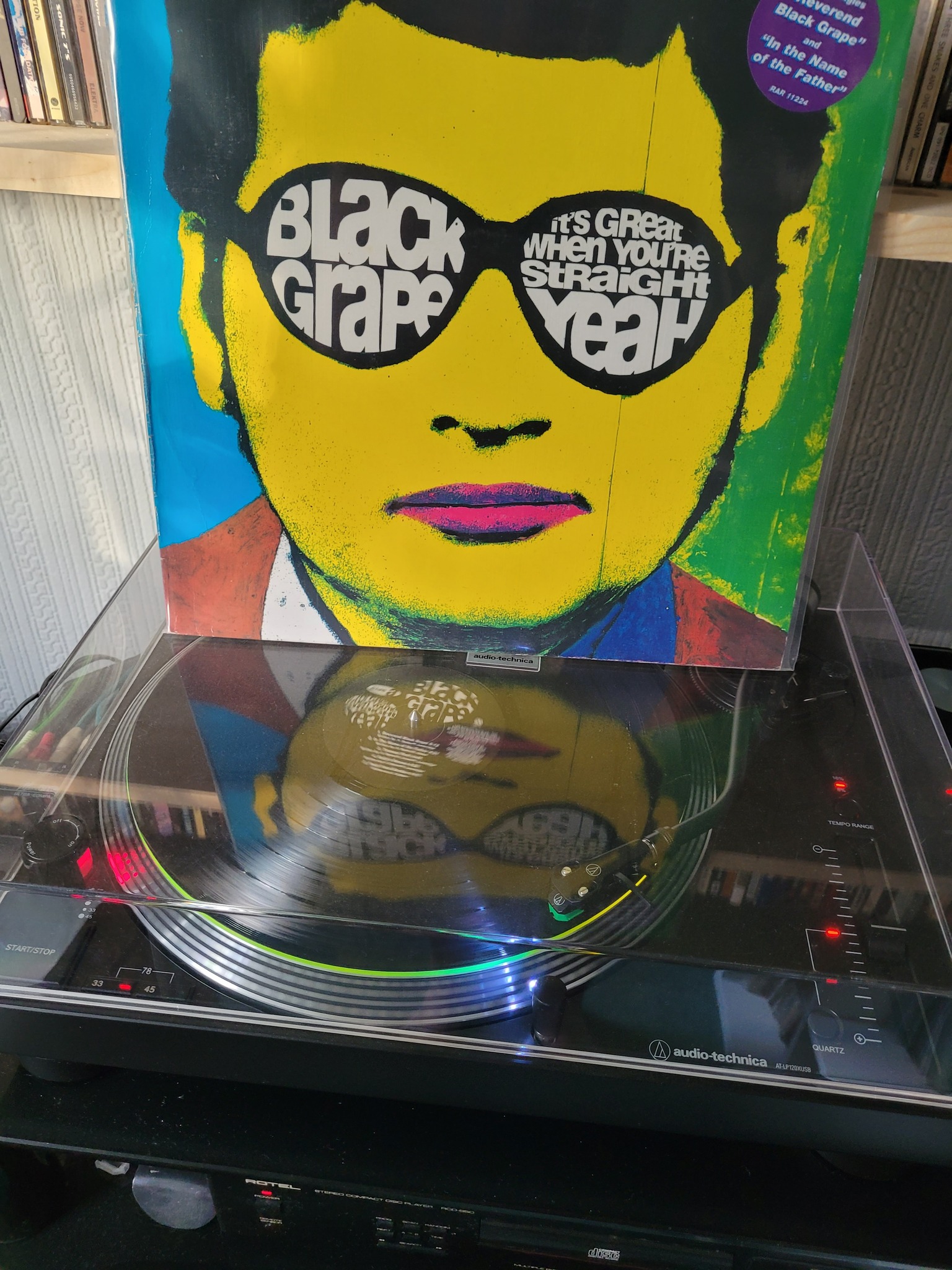 BLACK GRAPE It's Great When You're Straight Yeah. 1995 UK 10