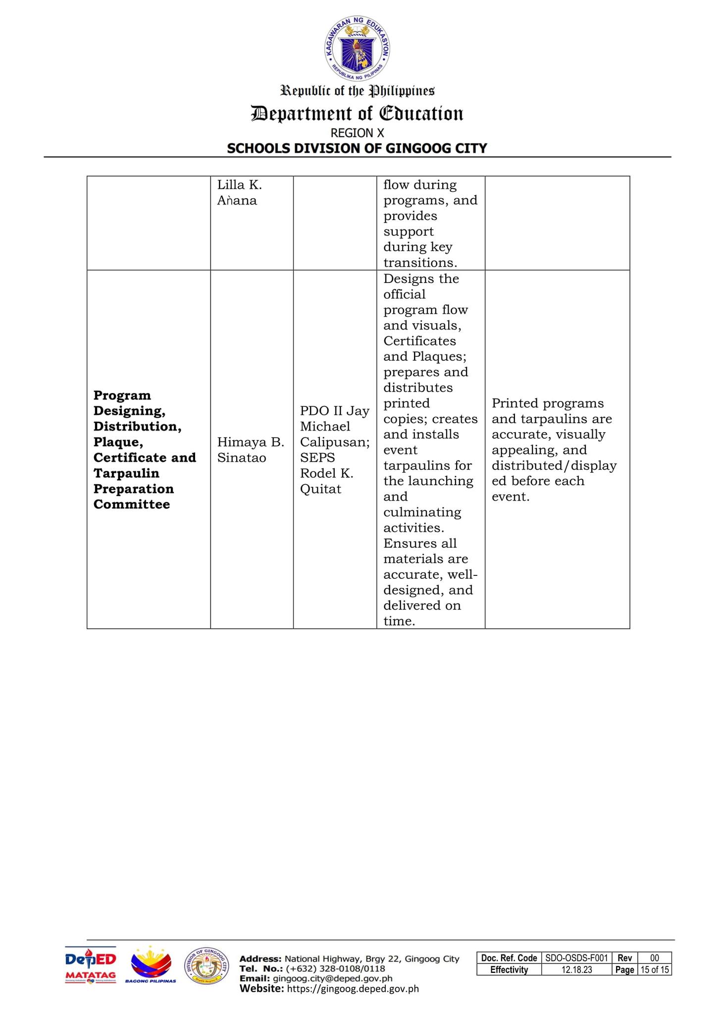 DepEd Gingoog - DepEd Gingoog added a new photo.