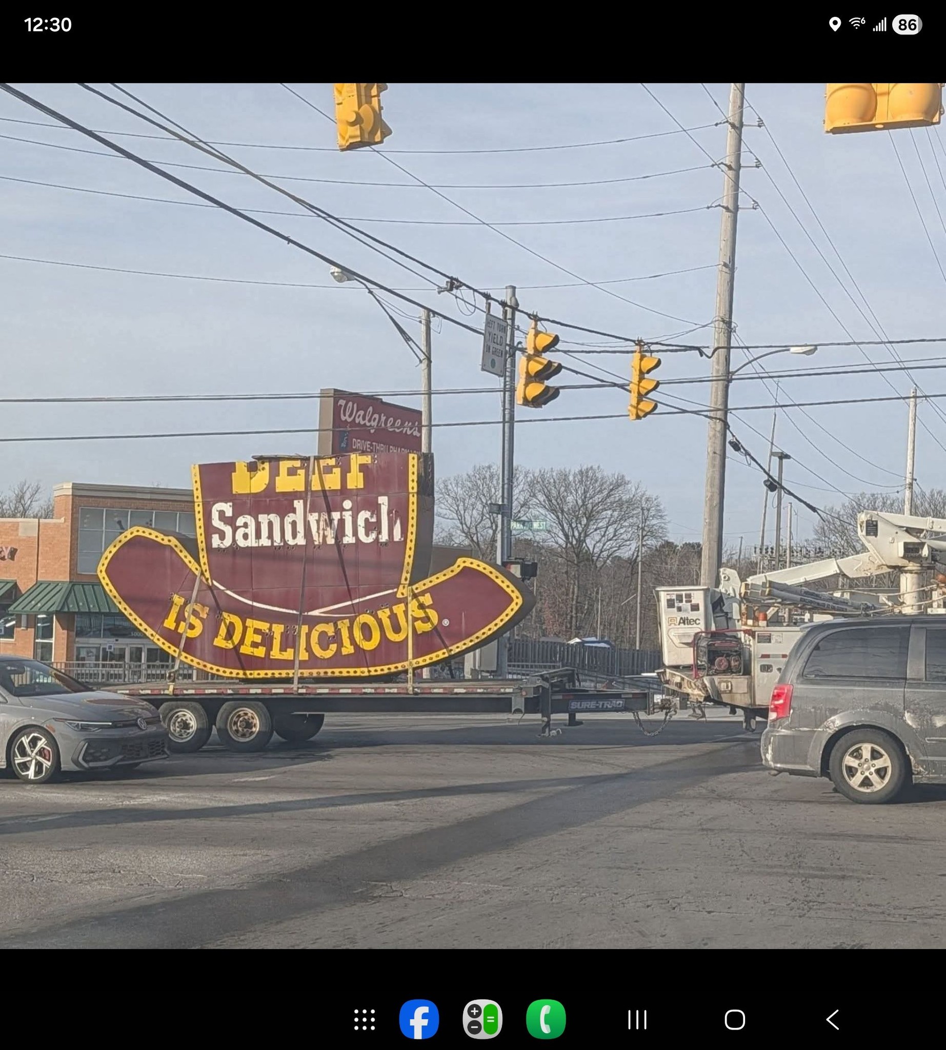 Another iconic original Arby's sign bites the dust..