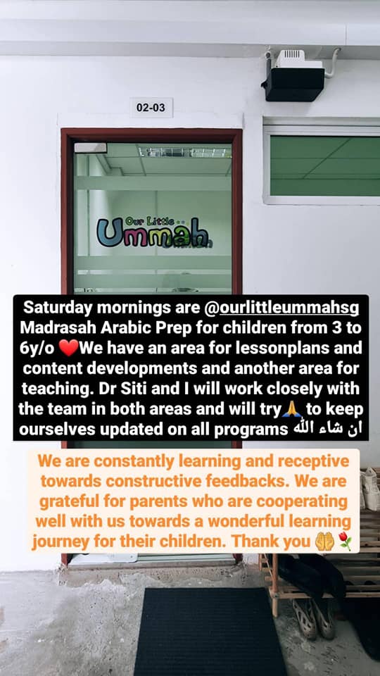 Arabic Preparatory Programme For Madrasah Our Little Ummah فېسبوک