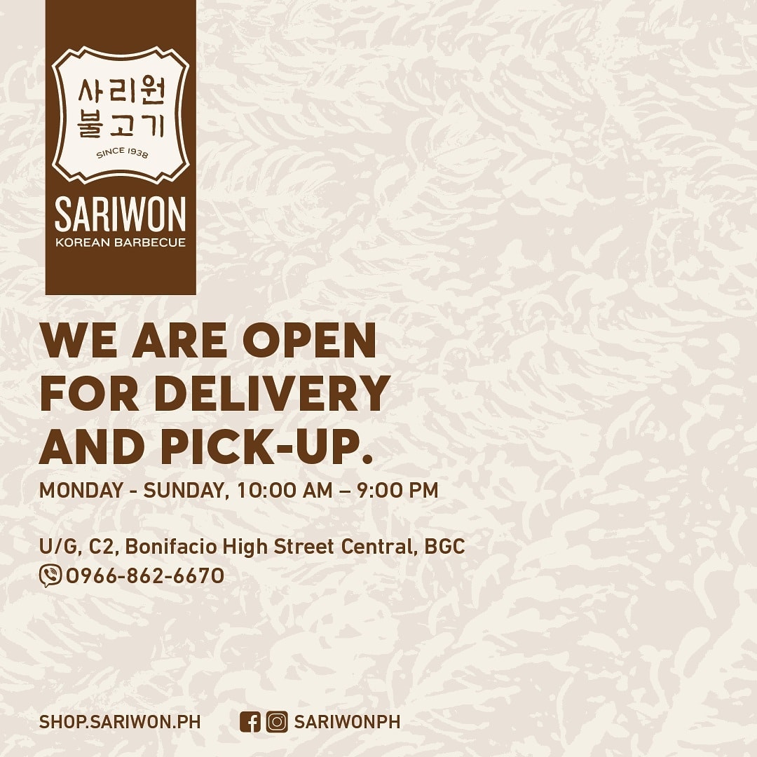 Enjoy premium Korean... - Sariwon Korean Barbecue 사리원 불고기 | Facebook