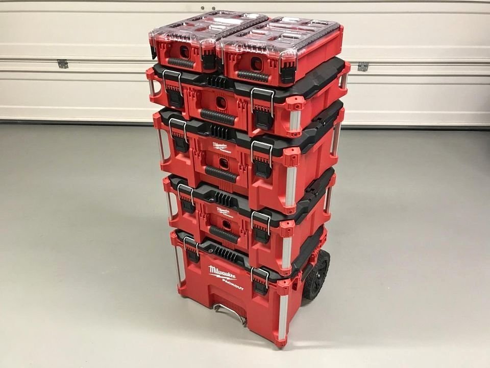 1Milwaukee [hidden information]-Bin Impact Resistant Polymer Packout ...