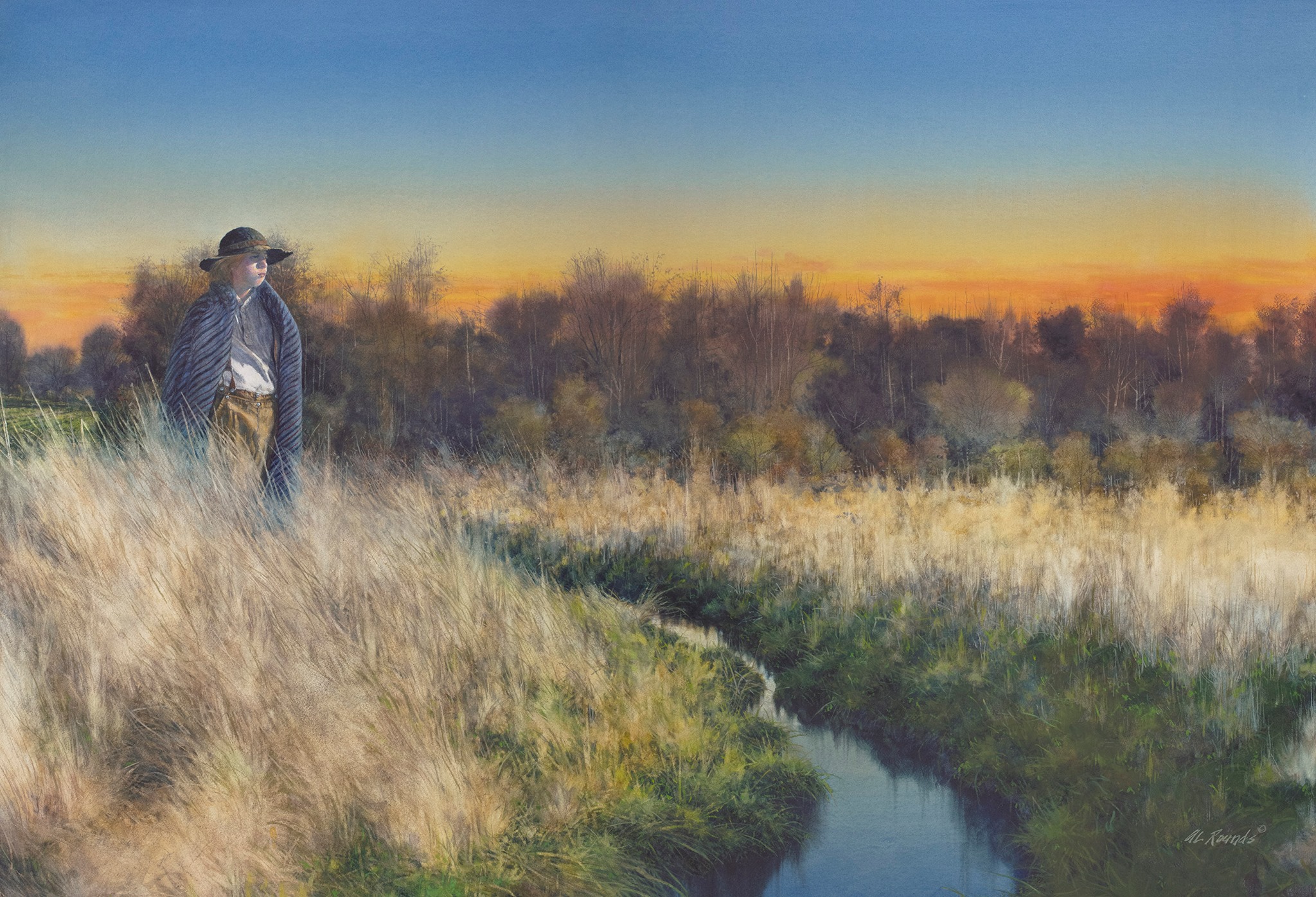 Al Rounds Studio - Remember that painting that Al was working on of 14 ...