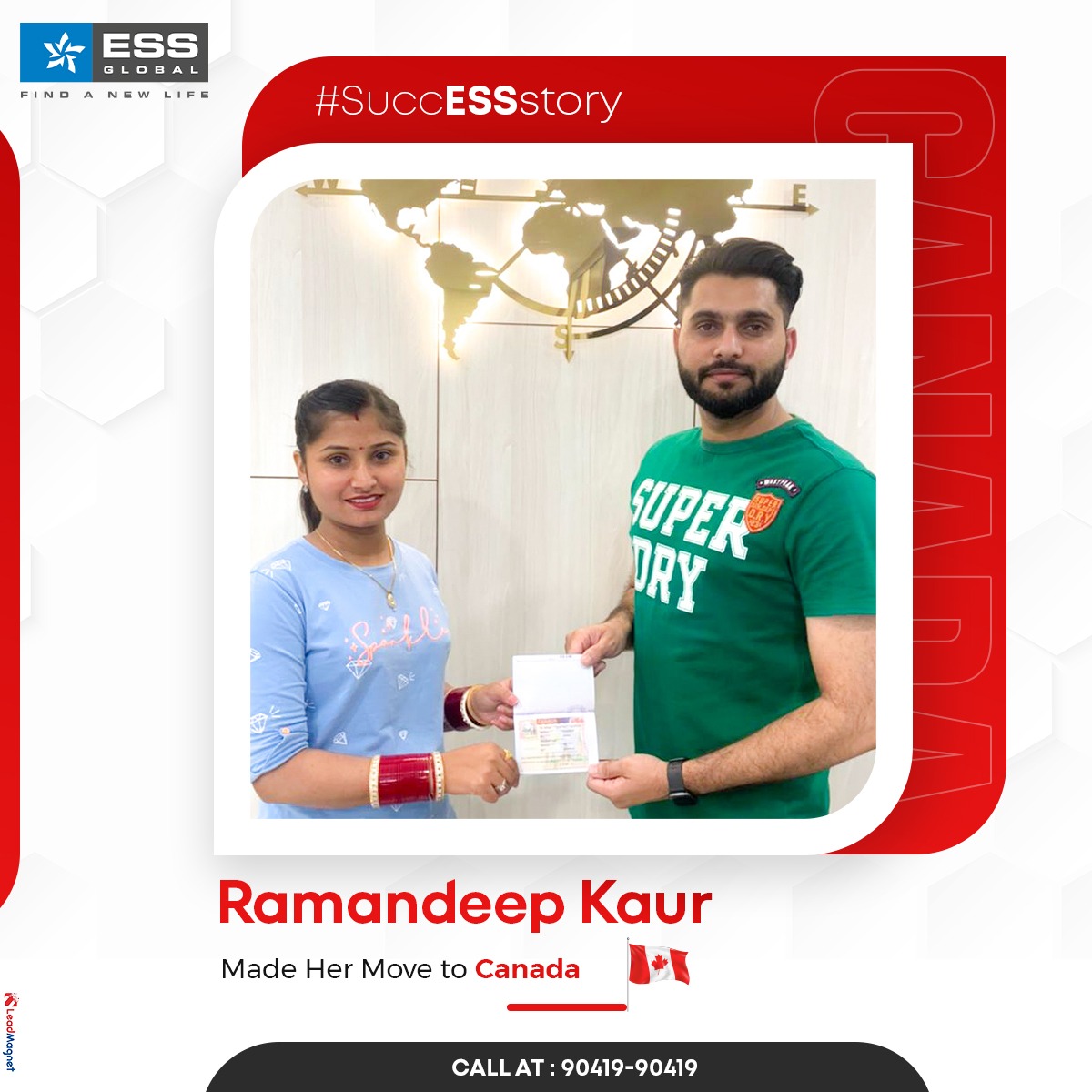 Ess Global - Haryana - Best wishes to Ramandeep Kaur on successfully ...