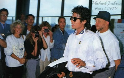 Photos of Michael's first trip to Japan in early May 1973, on tour