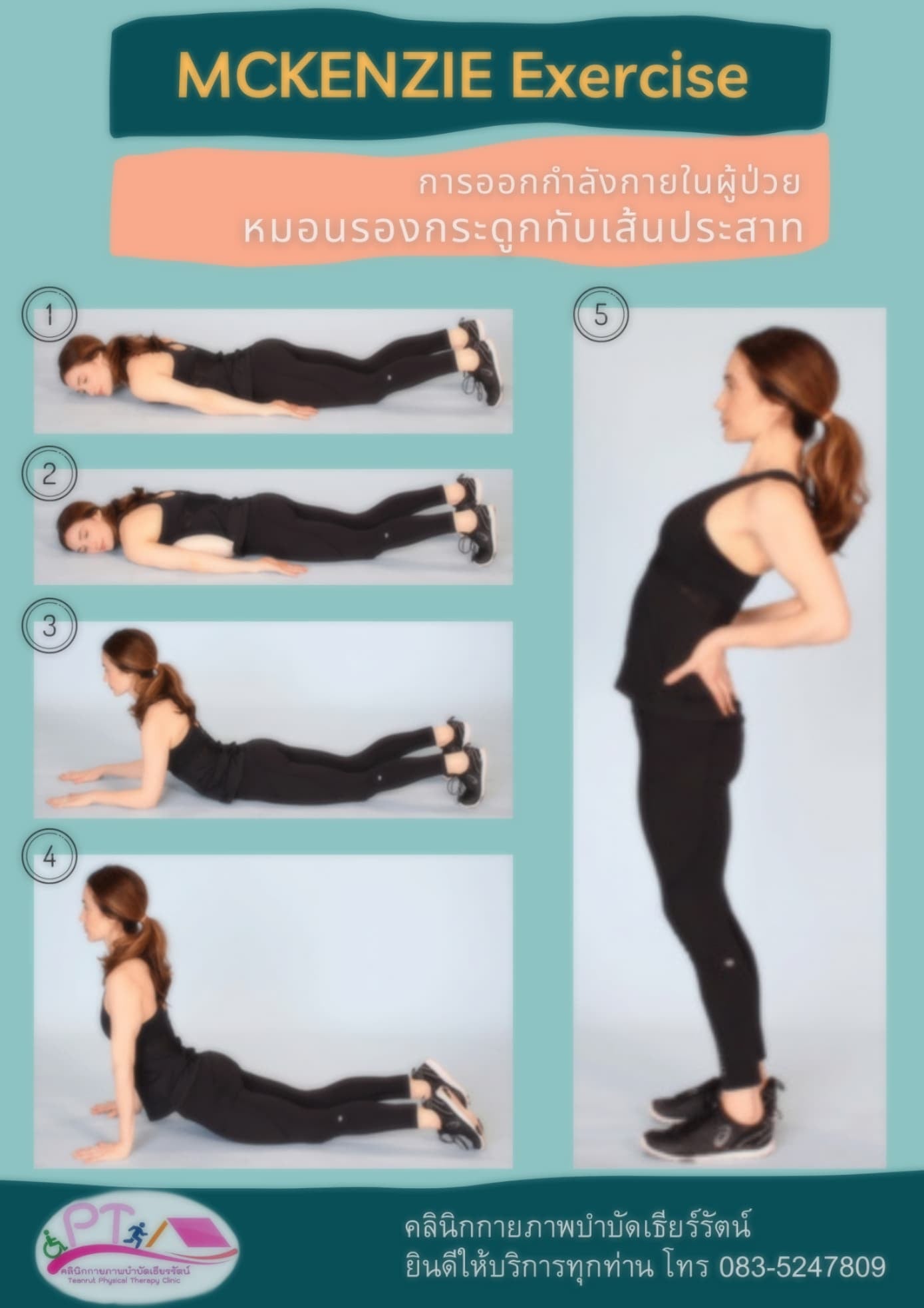 📌📌 “ McKenzie exercise... - คลินิกกายภาพบำบัดเธียรรัตน์ชุมพร