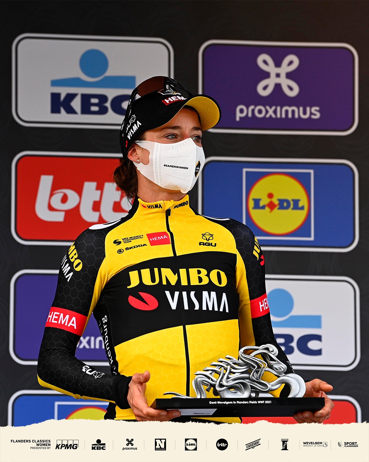 Gent-Wevelgem - New team, new win! Marianne Vos proudly... | Facebook