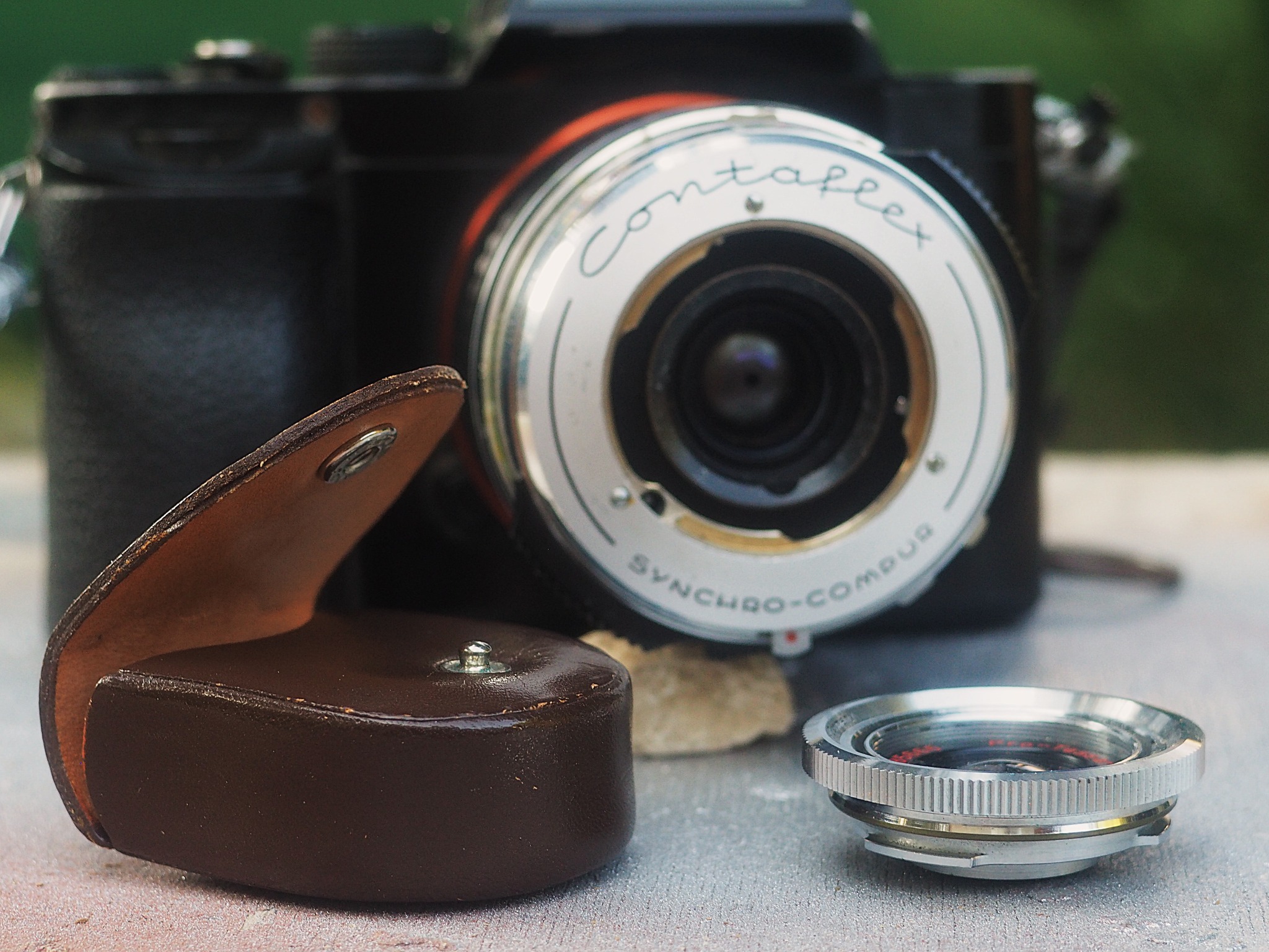 Contaflex Super BC camera with Pro-Tessar lenses
