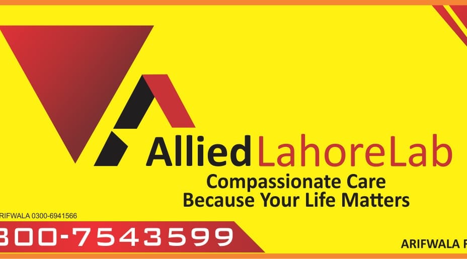 Allied lahore Lab Arifwala Collection Centre