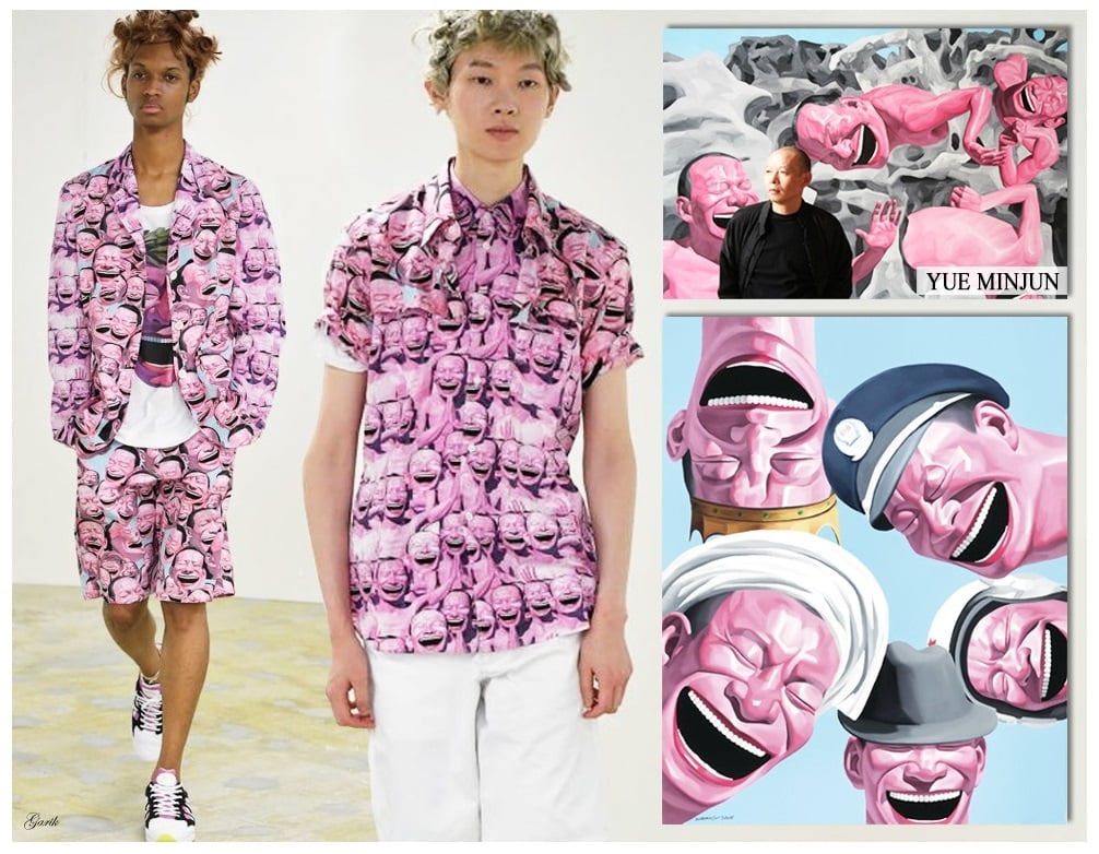 COMME des GARÇONS Shirt x Yue Min Jun Put a smile on faces with