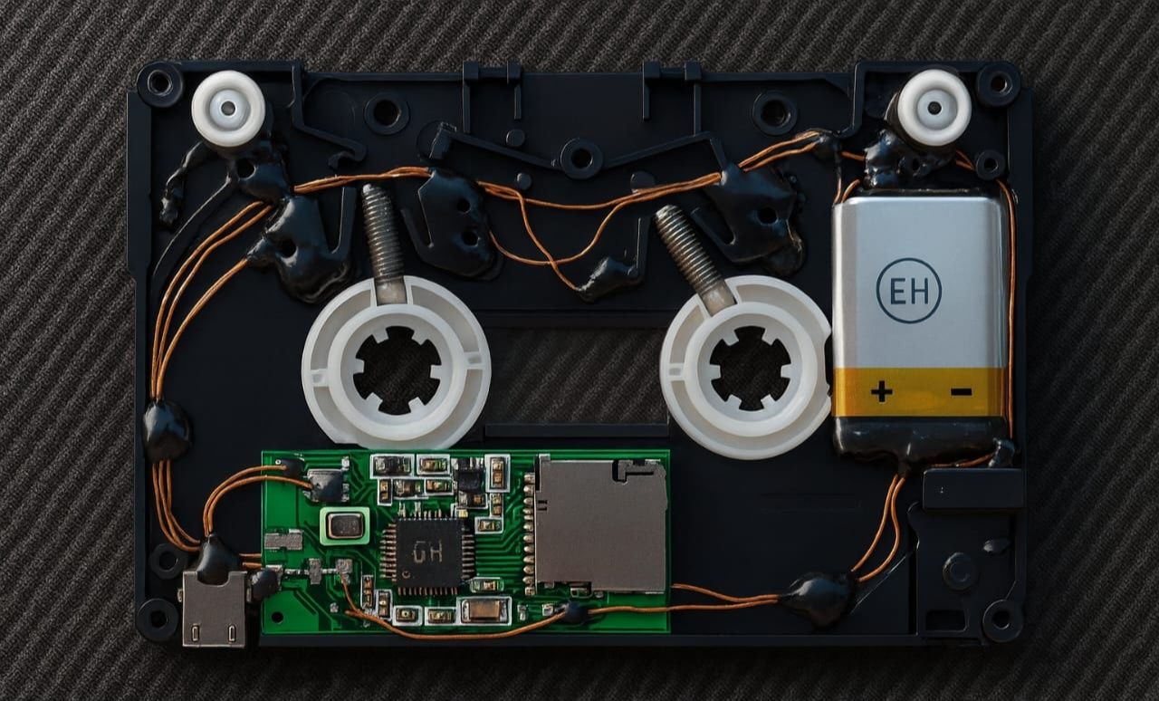 Rizwan - The internal components include a circuit board with an SD ...