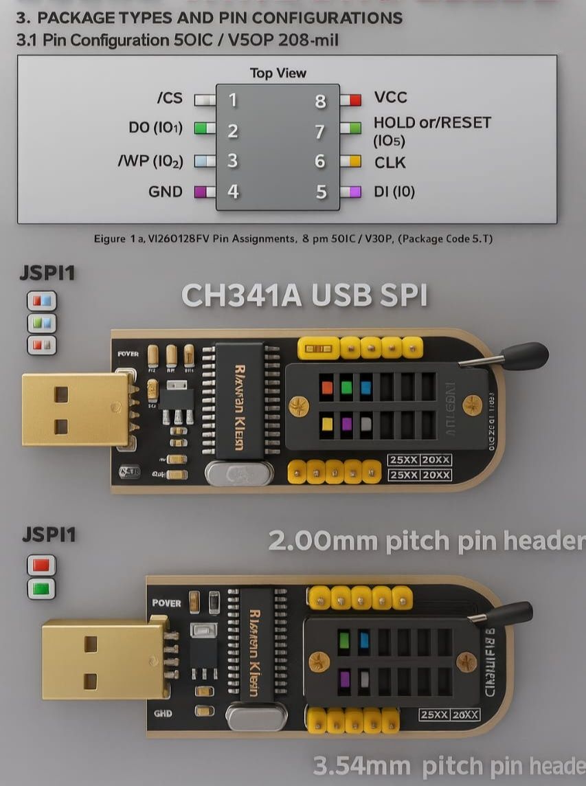 Rizwan Khan - Supports 24 series EEPROM and 25 series SPI... | Facebook