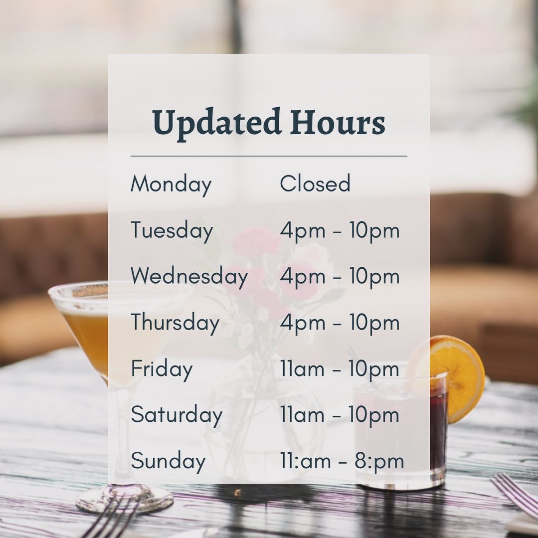 Our Updated Hours at SAGOS! 📌 We’re... - SAGOS on the river