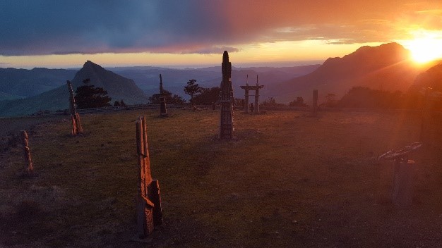 Maunga Hikurangi - As winter fades, the misty maunga is changing to ...