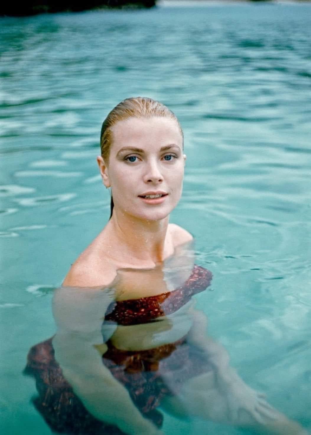 Princess Grace Kelly photographed in 1955.