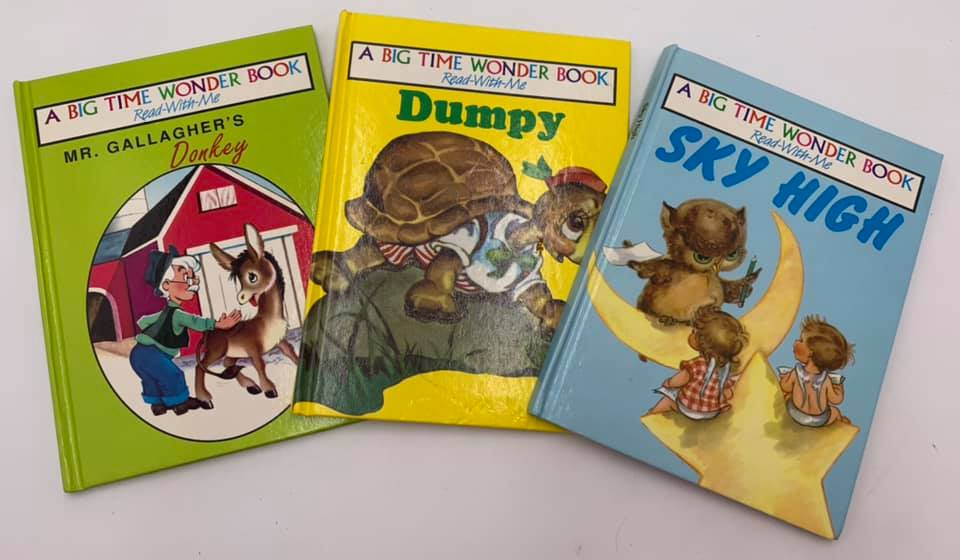 📚 ปกแข็ง สภาพดีมาก Mr.Gallagher’s Donkey • Dumpy • Sky High 💌 นิทาน ...