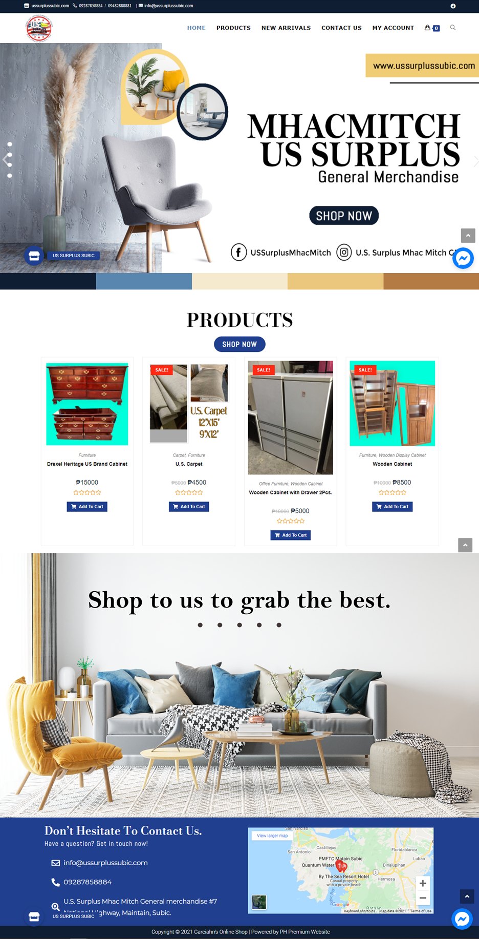 🚀 E-commerce Website for US SURPLUS... - PH Premium Websites