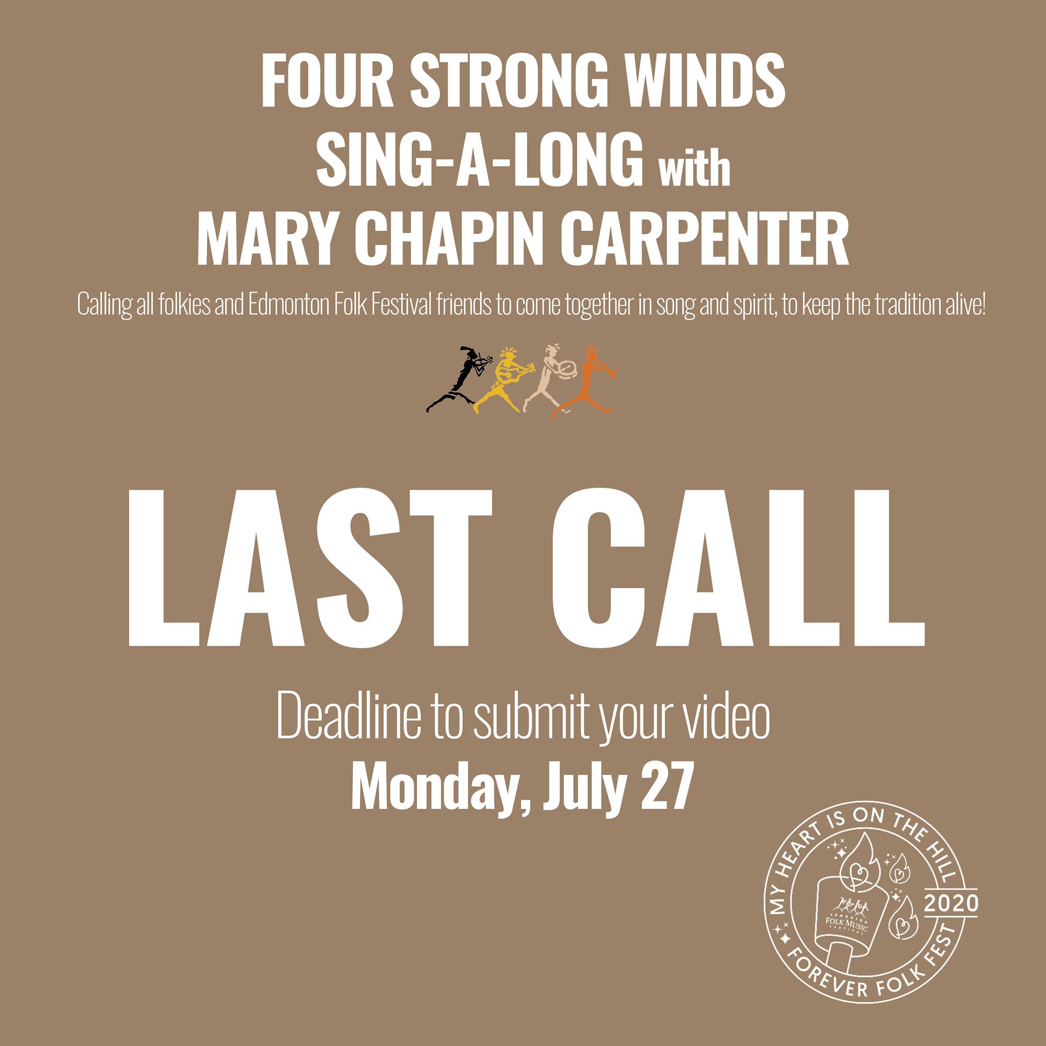 Last Call For Submissions Deadline To Edmonton Folk Music Festival Facebook facebook