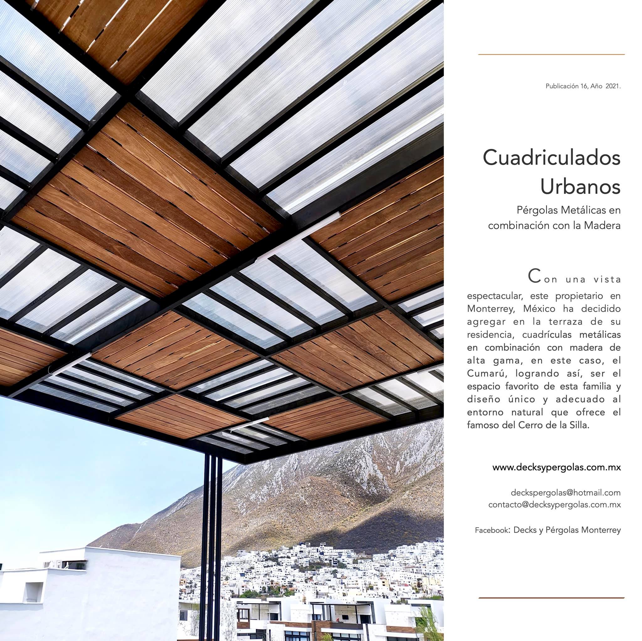 Cuadriculados Urbanos... - Decks y Pérgolas Monterrey | Facebook