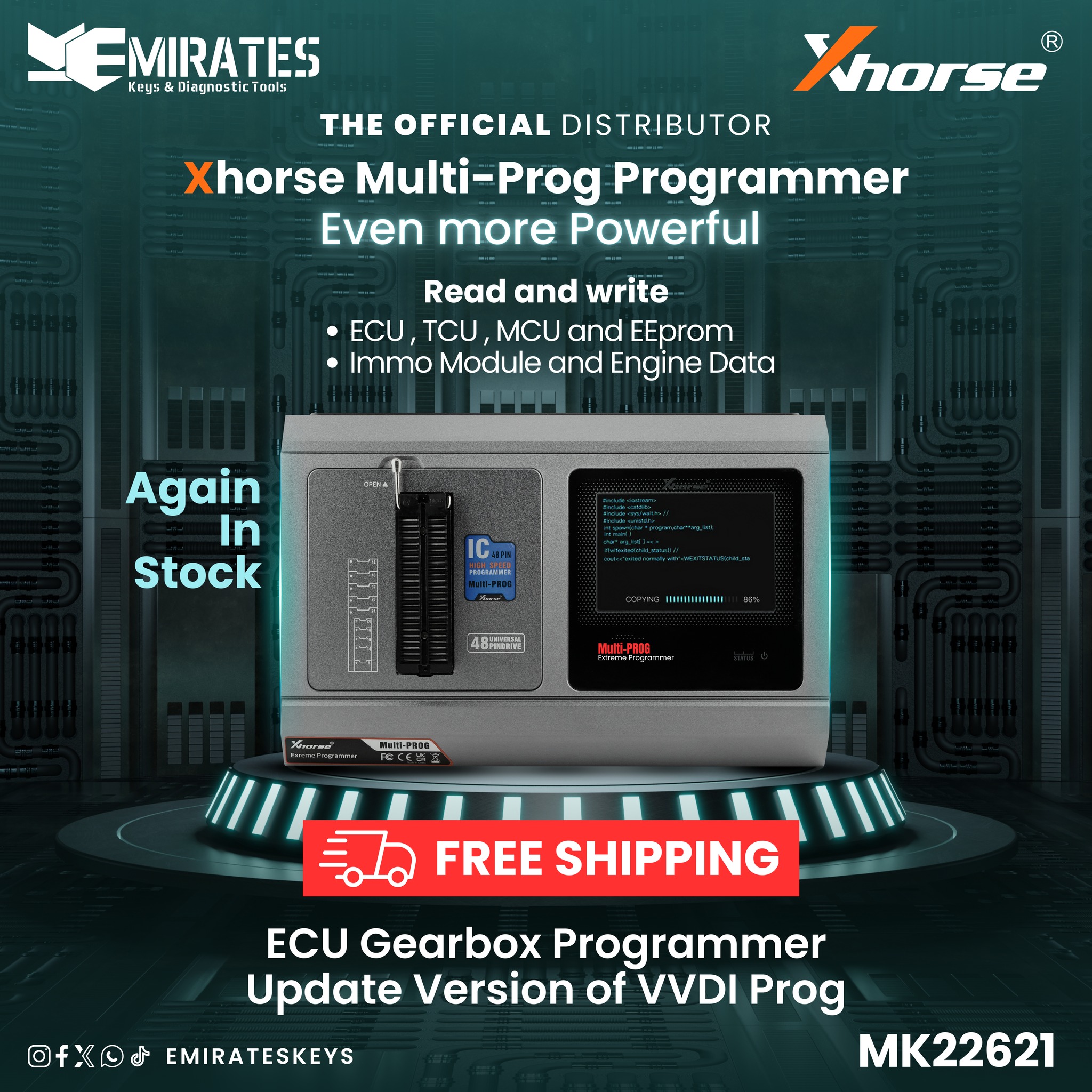 Emirates - 💥📟🌏 Xhorse Multi-Prog Programmer - Worldwide Free Shipping ...
