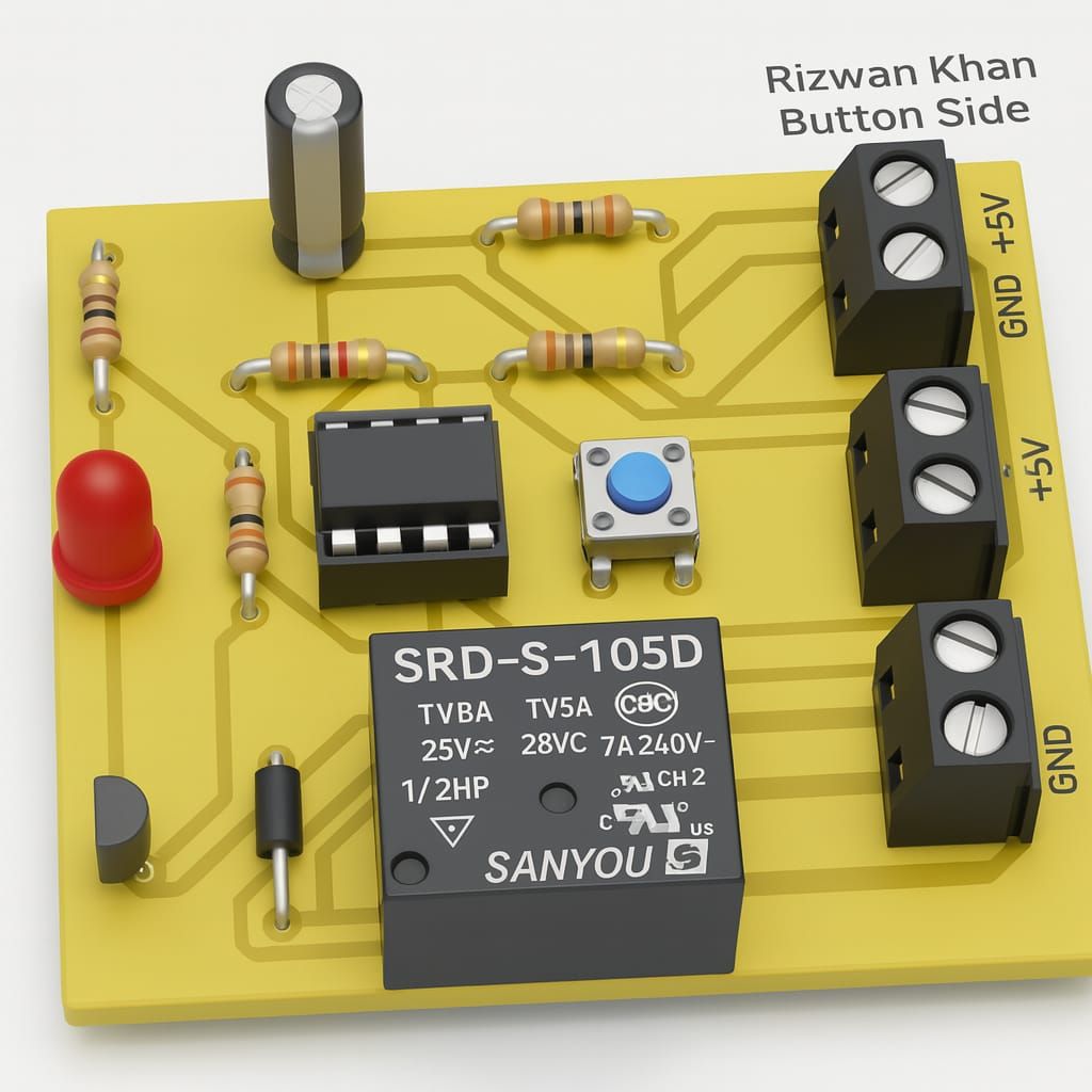 Rizwan - It is an electromechanical switch that uses a low-power 5V DC ...