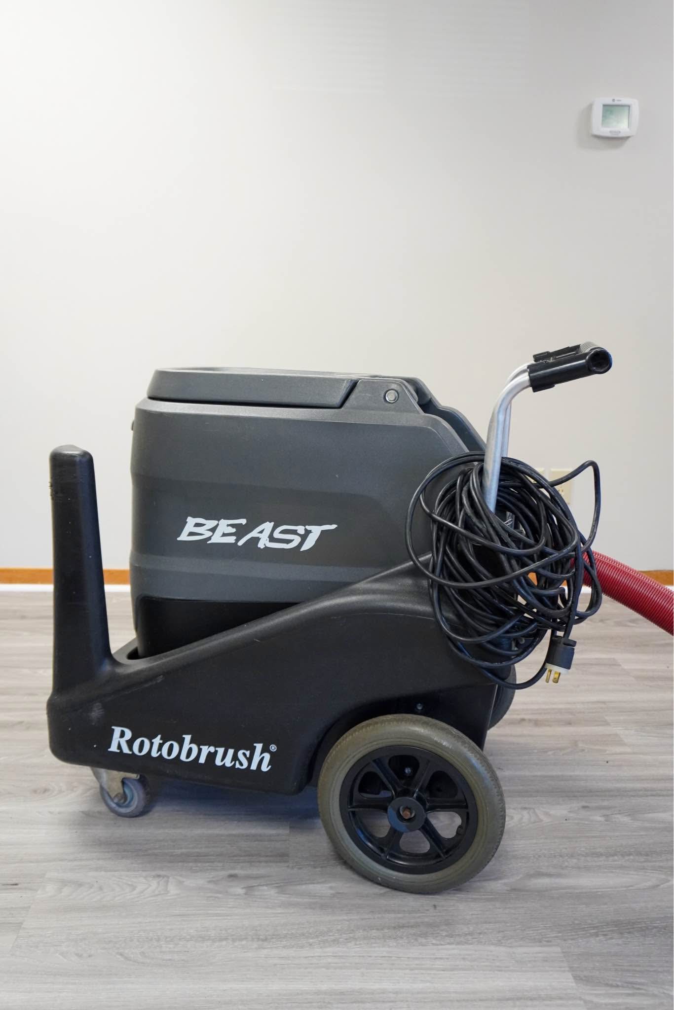 Professional HVAC Duct Cleaner- RotoBrush BrushBeast - Canister Vacuum ...