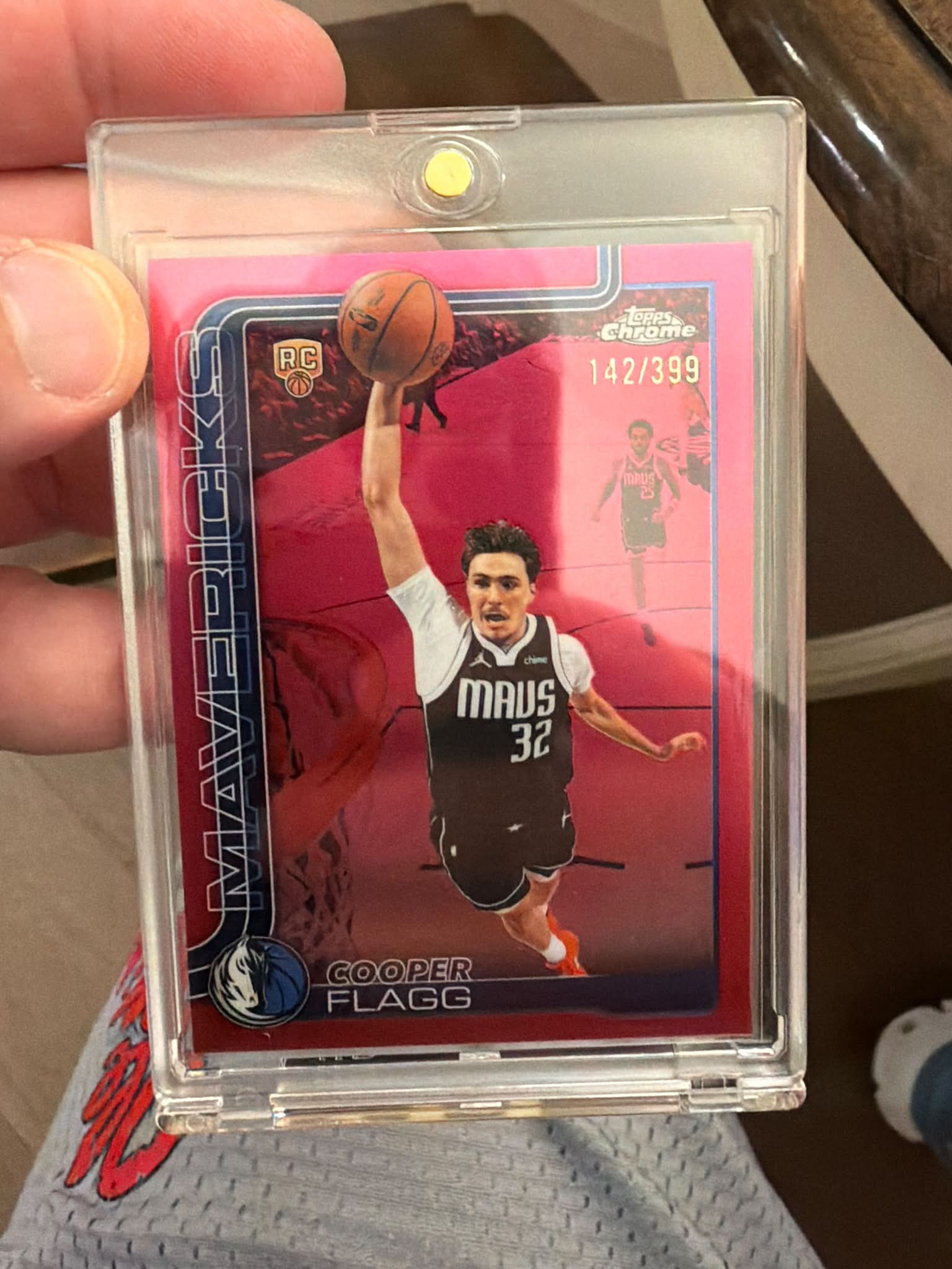 Dick's blaster tonight-first Flagg numbered card for me!