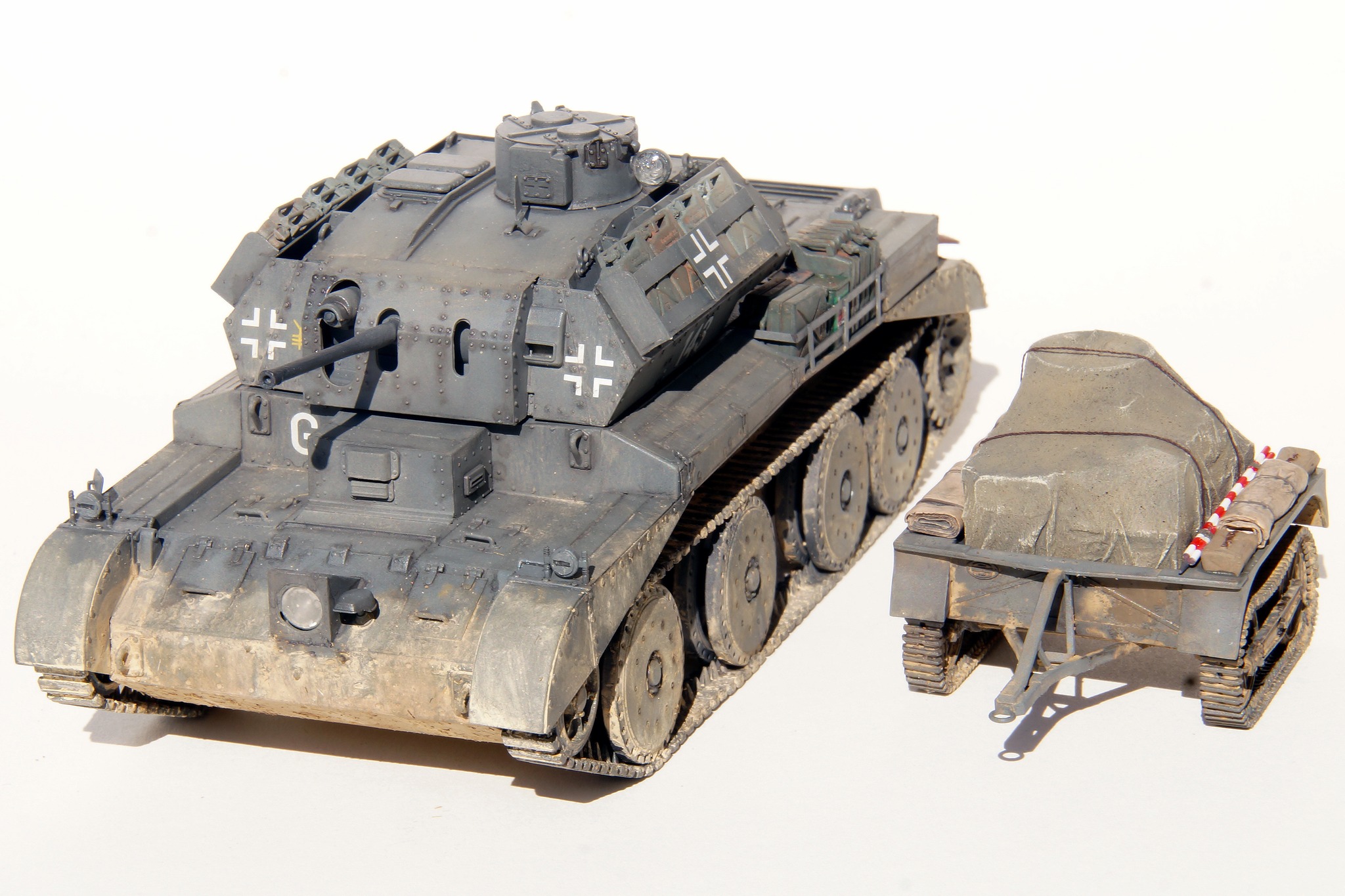 British 'Beutepanzer' A13 Mk. II Cruiser MK. IV used by the german