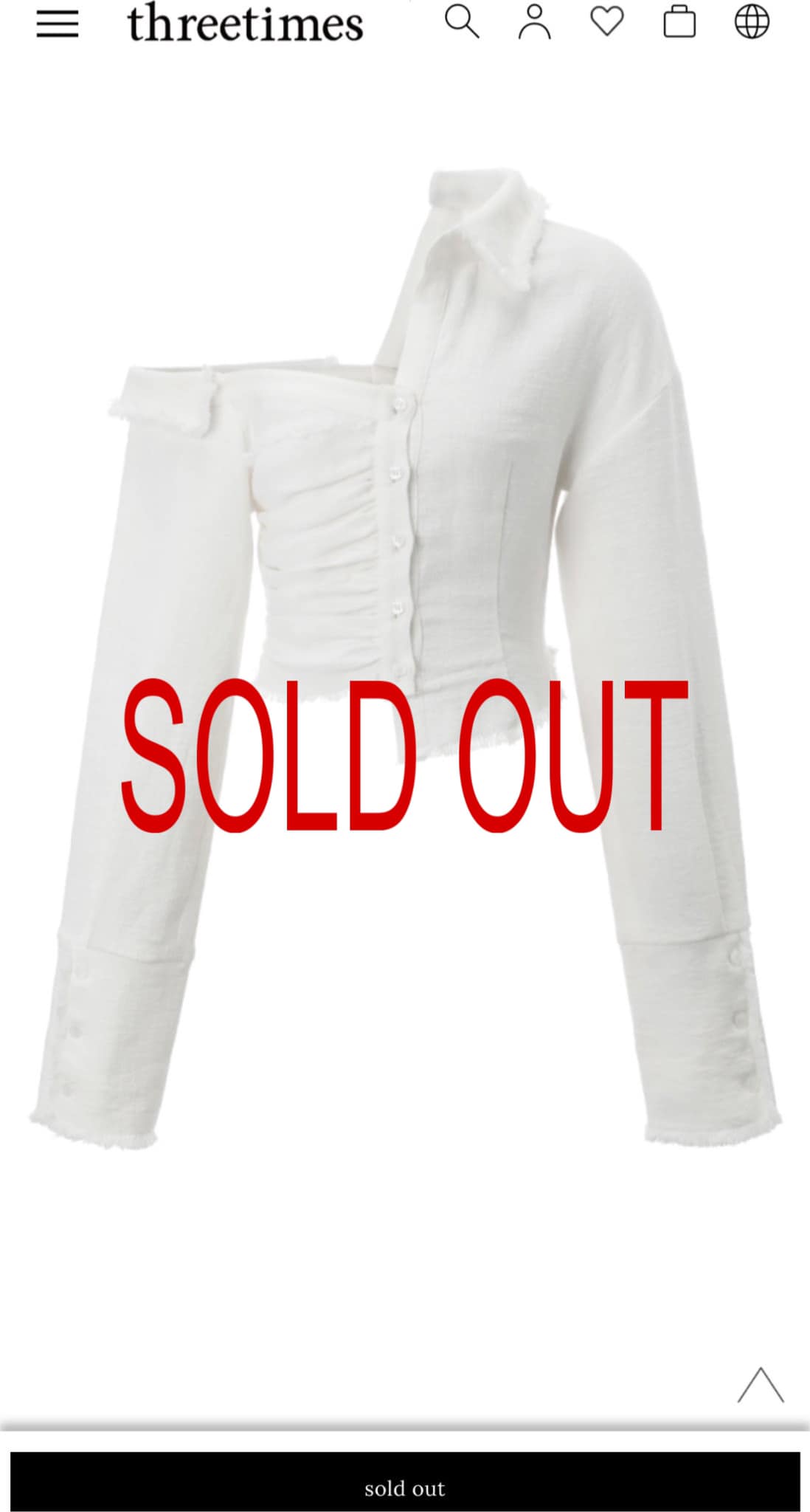 The Eve Shirt Ivory that #AHYEON wore for KBS WORLD Indonesian is 