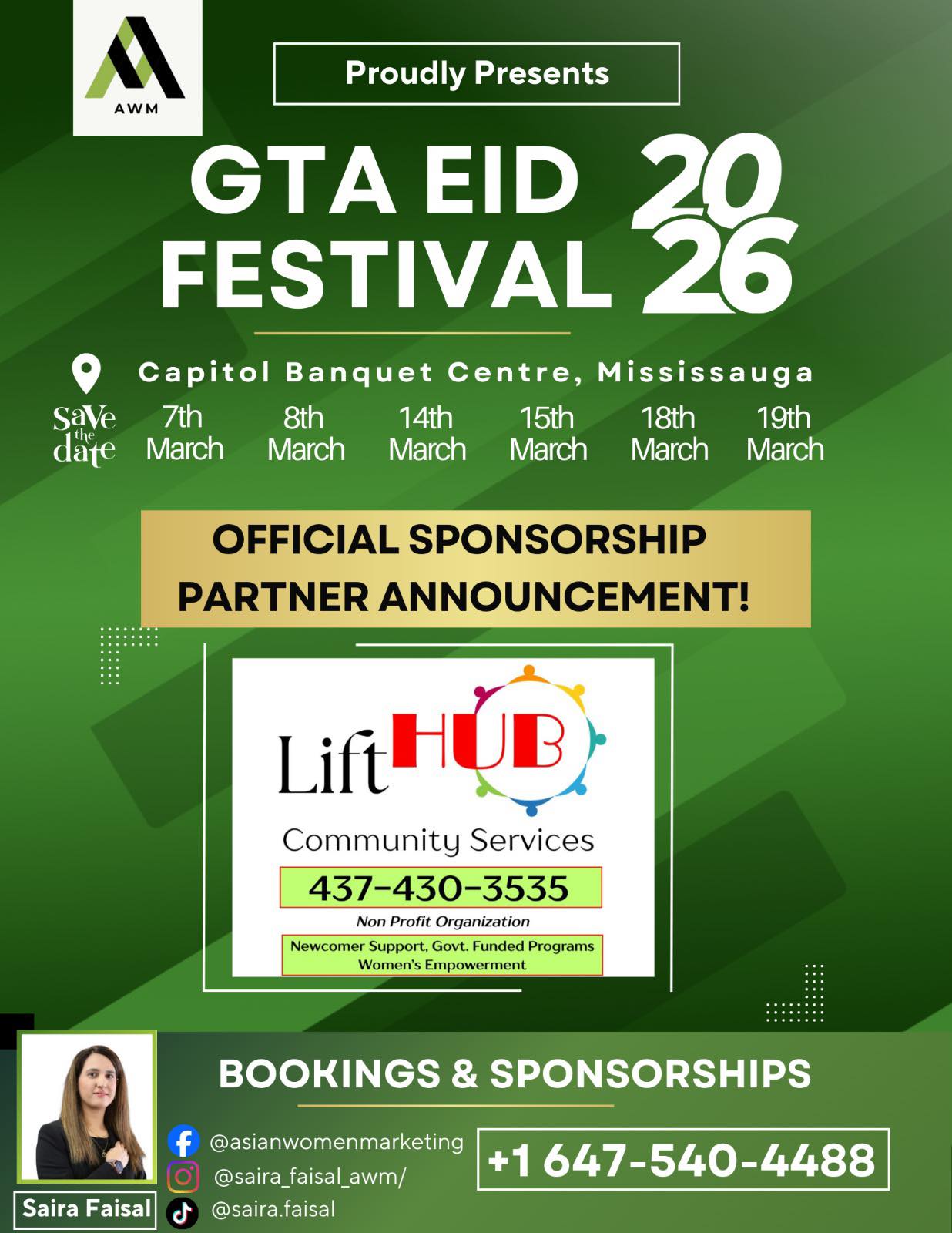 Sadia - 🌙 GTA EID FESTIVAL 2026 — Sponsor Appreciation! 🌙 We are ...