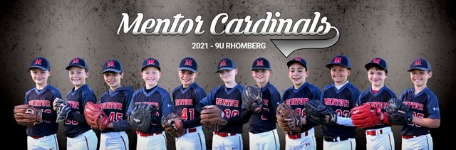 Mentor Cardinals Rhomberg 9U