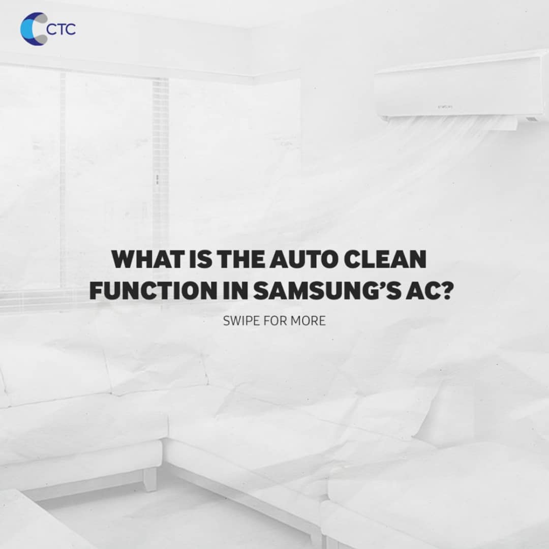 CTC Samsung - How to keep your #AC clean and dry? Use the...