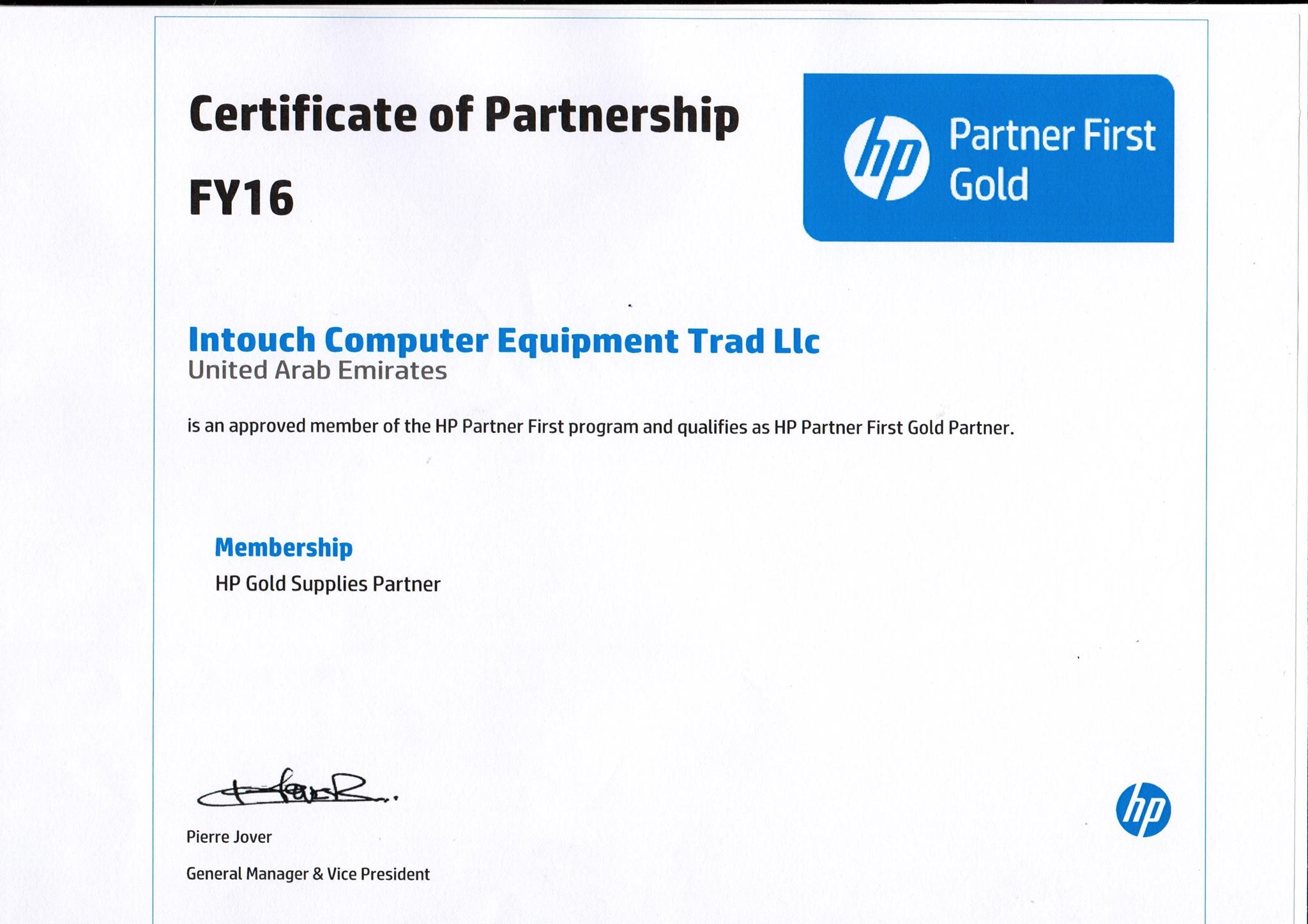 Intouch Computer Equipment Trading L.L.C