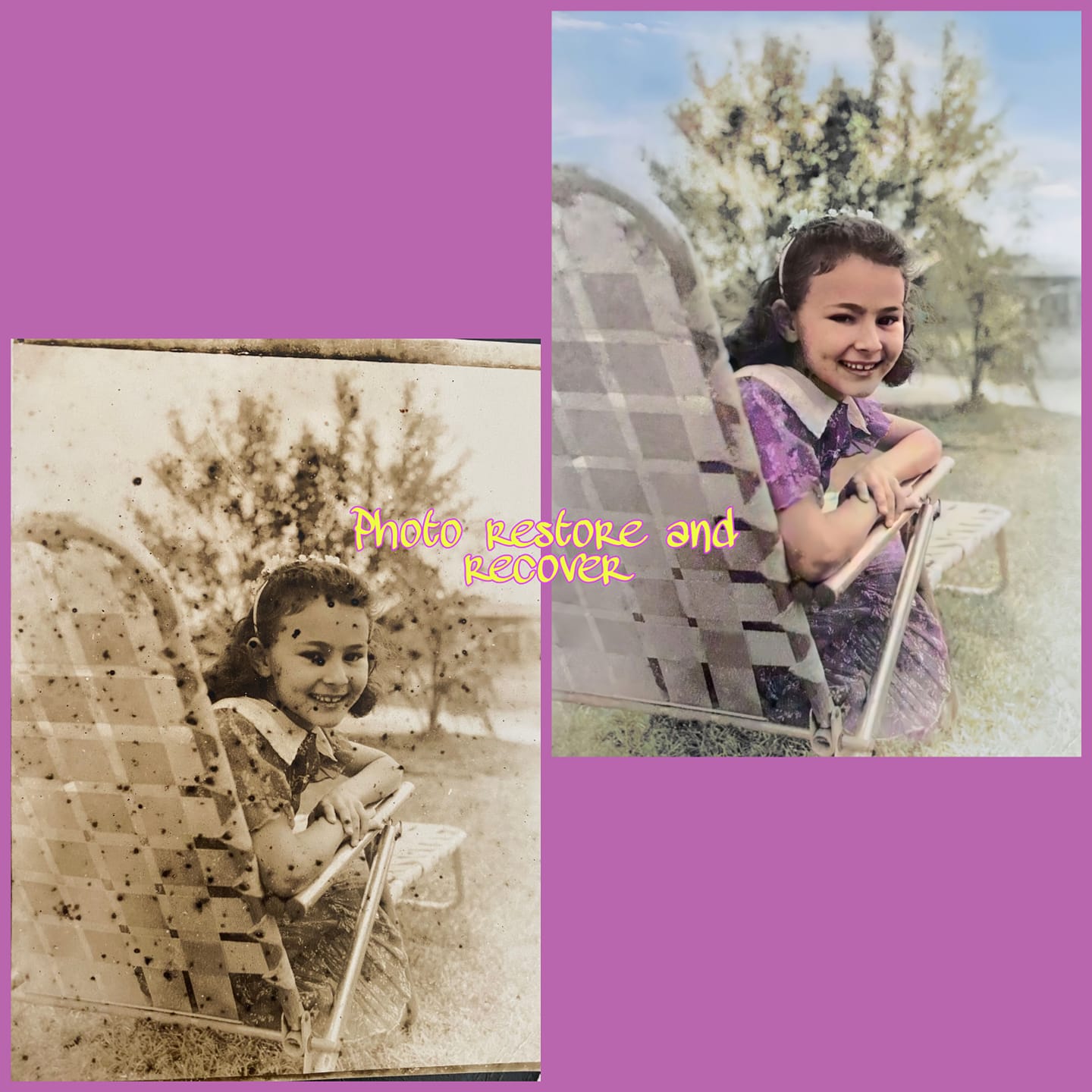 Check out this dramatic before... - Photo Restore and Recover