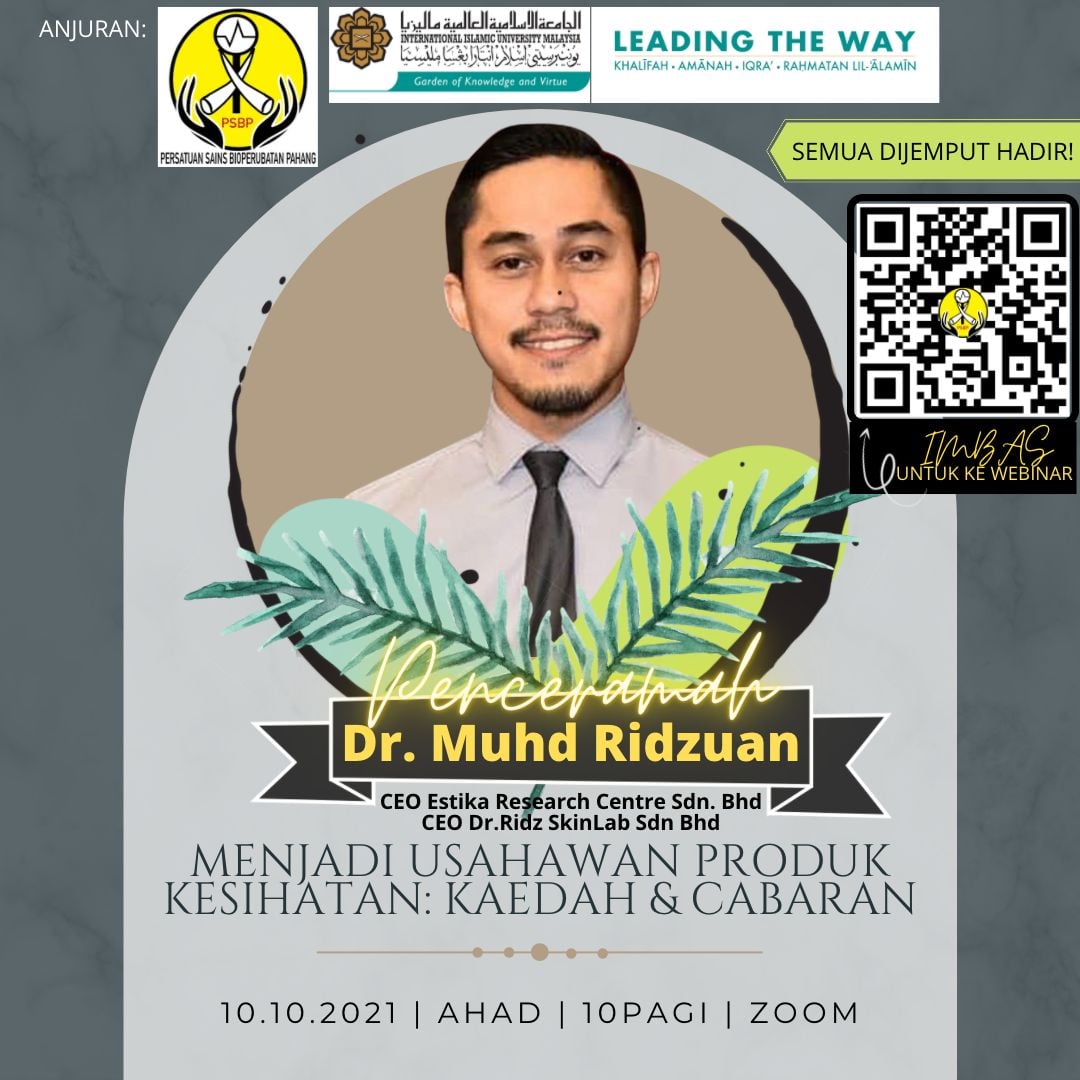 🎙️[PSBP WEBINAR ]🎙️... - Persatuan Sains Bioperubatan Pahang