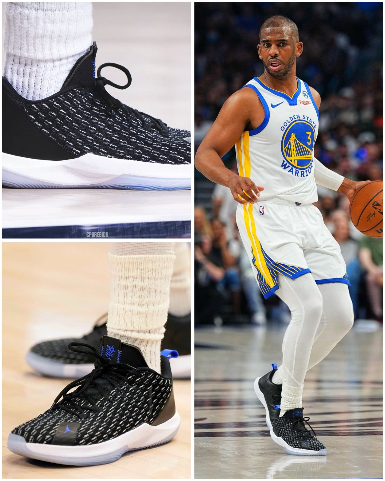Chris Paul wearing Jordan 8's!