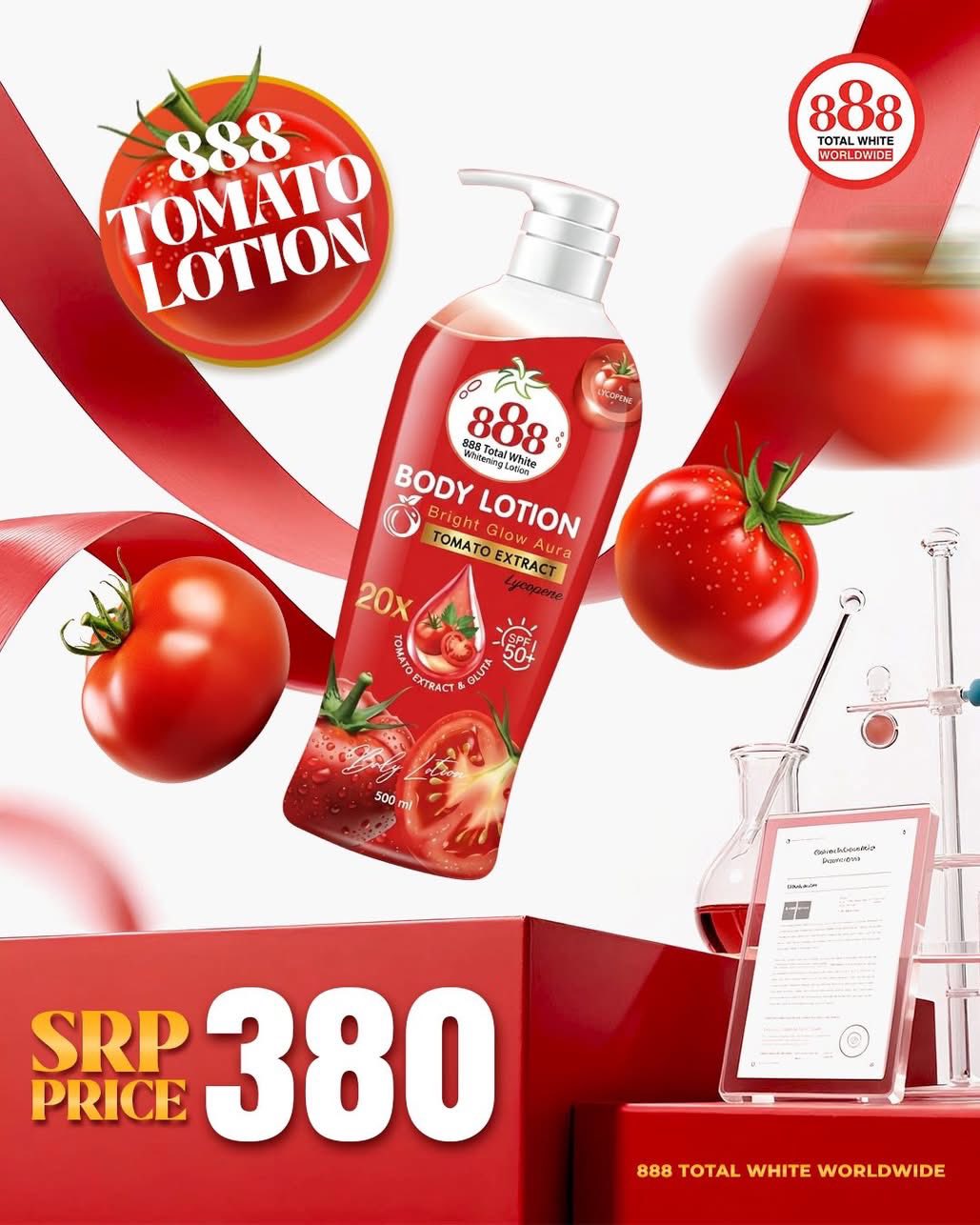 l-glutathione pome whitening body lotion in red 888 Total White Tomato and Soap 🍅 One Duo — Total Glow ✨ Intensive Whitening, Brightening and Moisturizing Lotion and Soap without harming and irritating the skin. Plus extremely high UVA, UV Cagrilintide For Sale -
