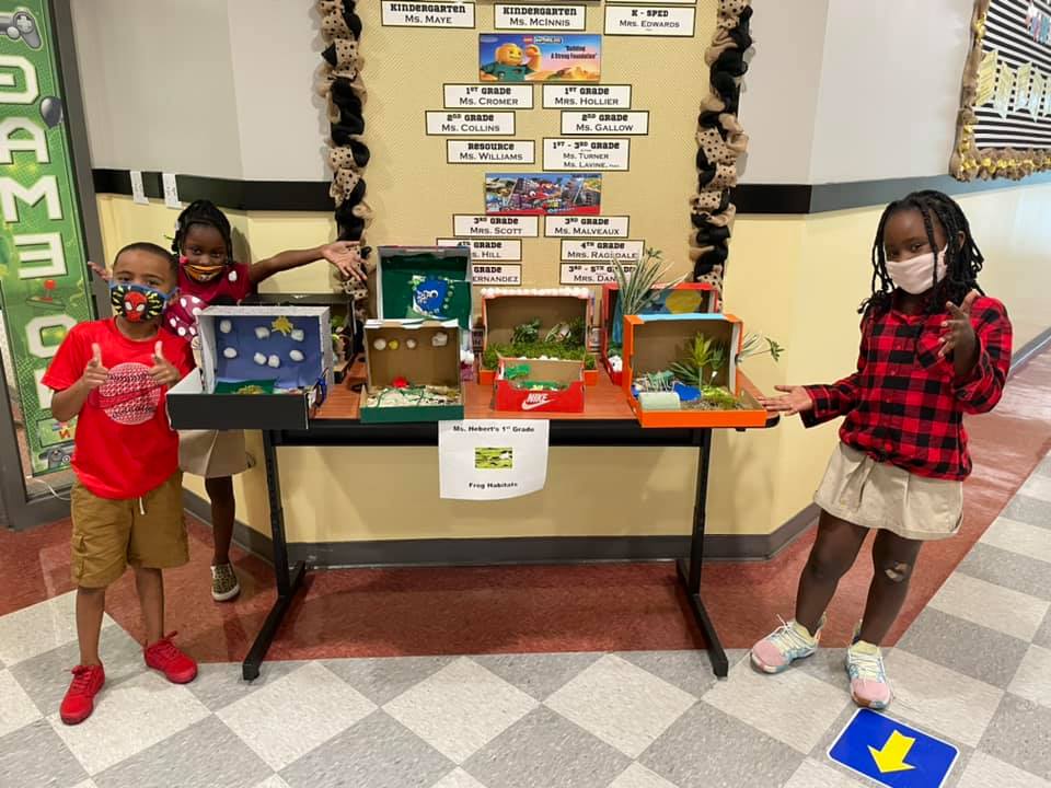 Ms. Hebert’s first grade STEM... - Combre-Fondel Elementary