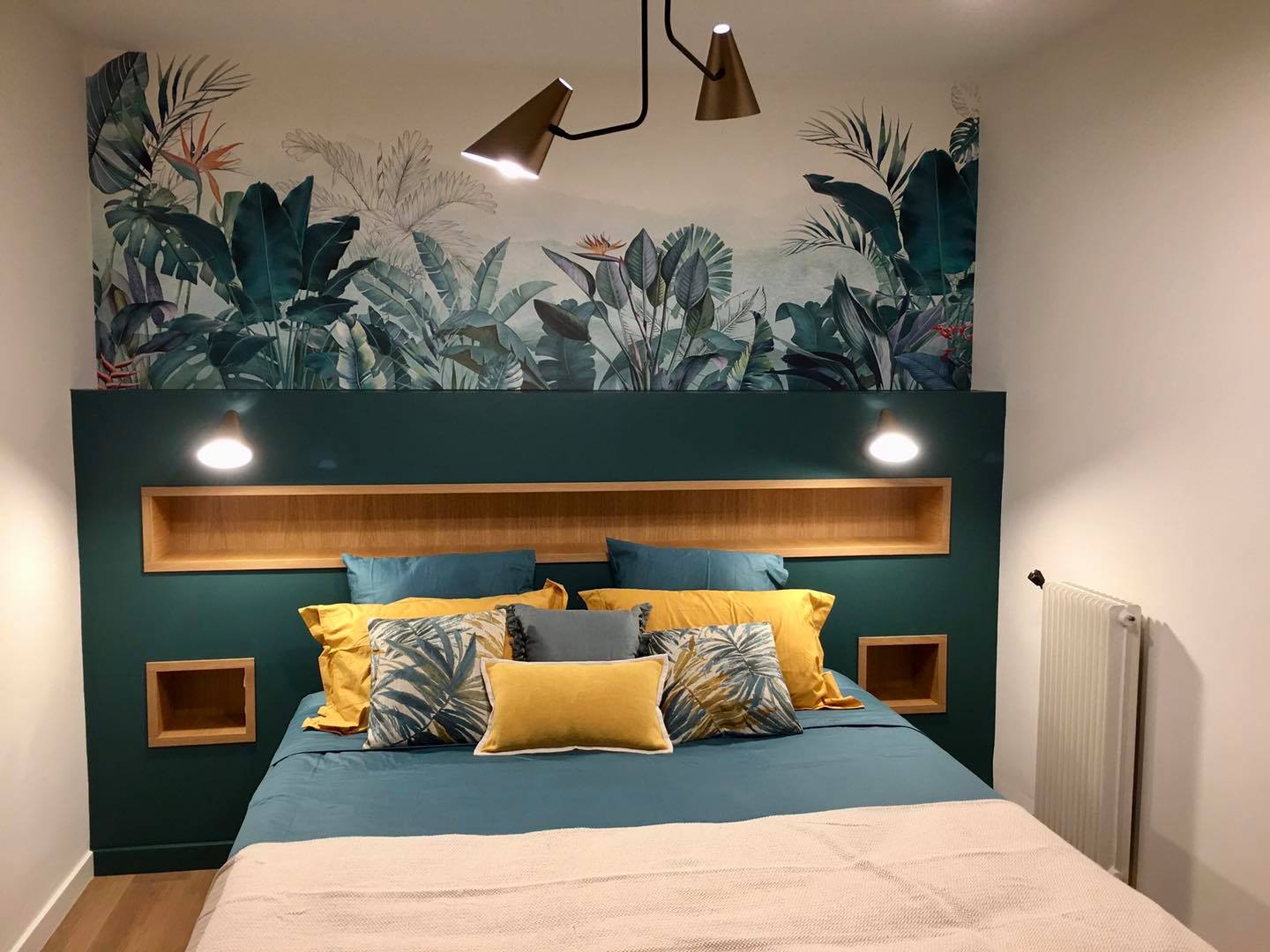 MR DESIGN - Réalisation d’une tête de lit placo, niches en... | Facebook