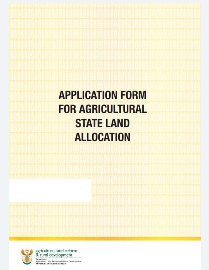 Applicati... - Department of Land Reform and Rural Development | Facebook