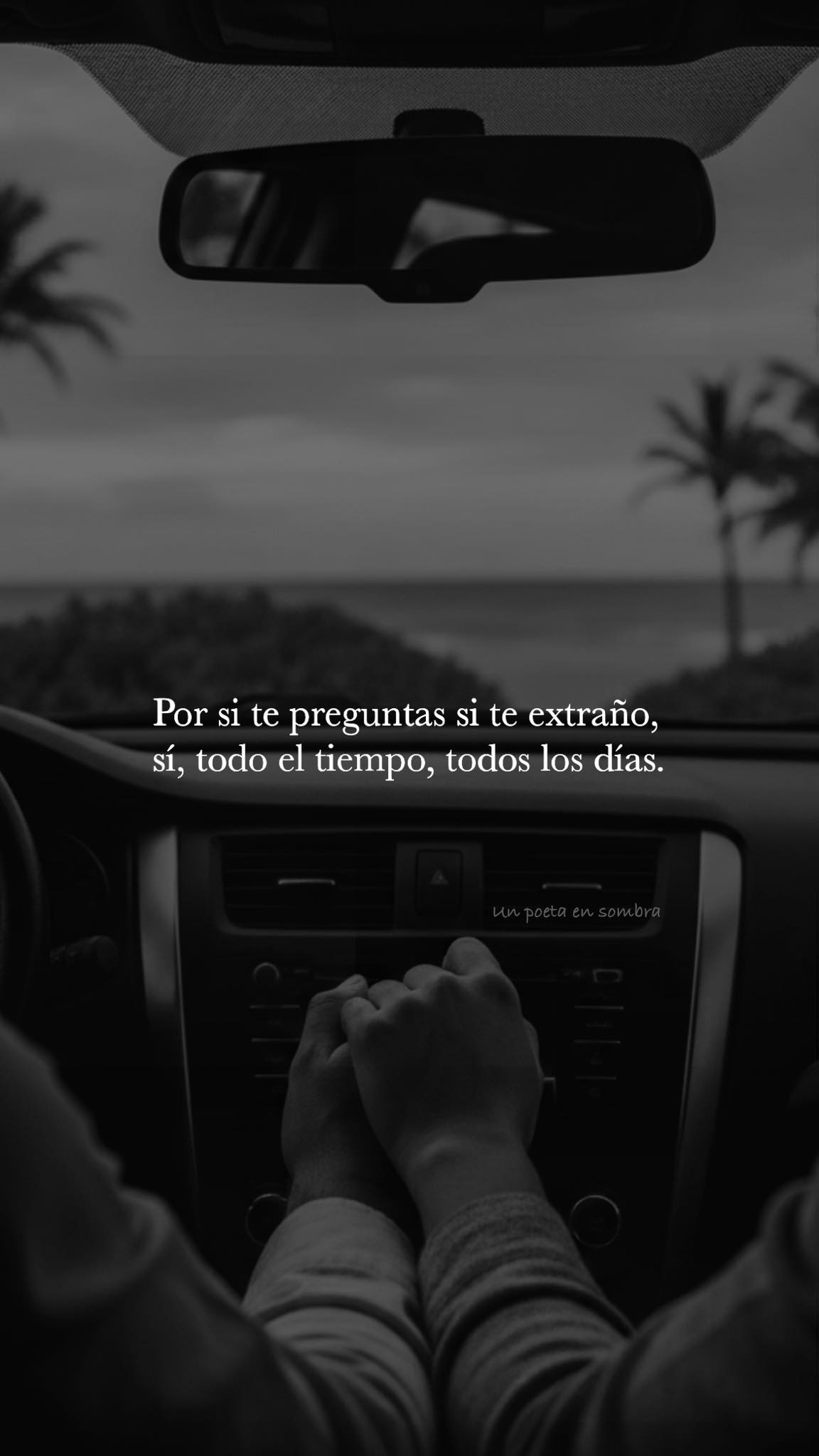 Antonio - Te extraño sí…🖊️🍀💕 Te extraño en lo pequeño: en las horas que ...