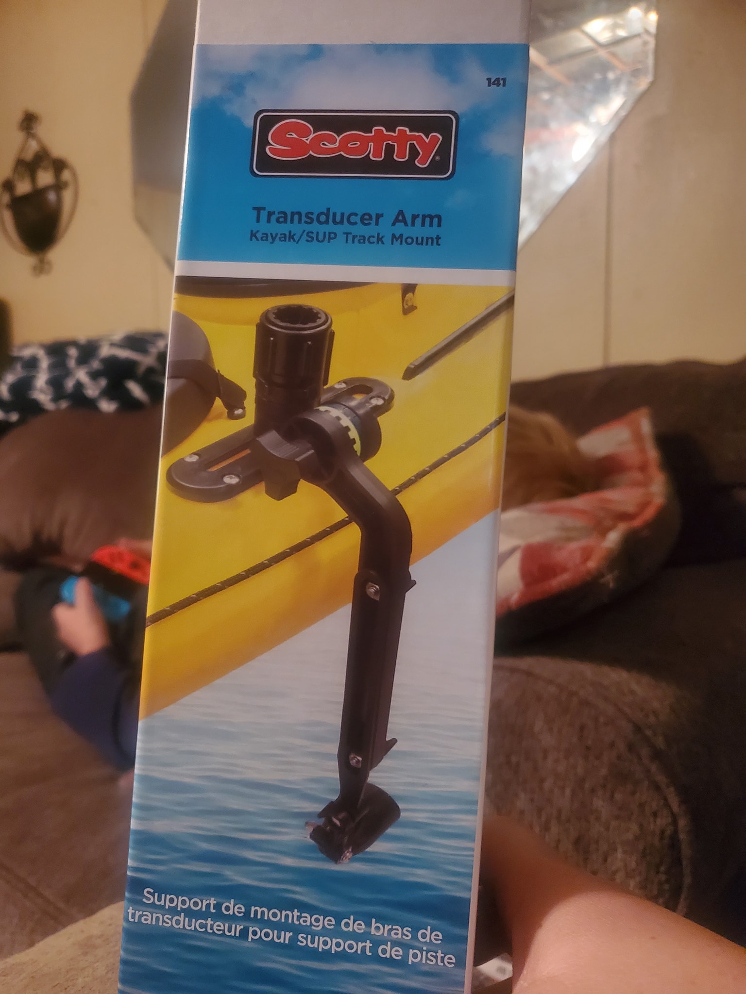 Is the transducer arm track hardware included in the box?