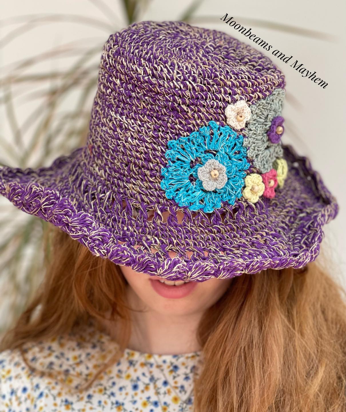 💜 Mouldable rim crochet Blossom... - Moonbeams and Mayhem