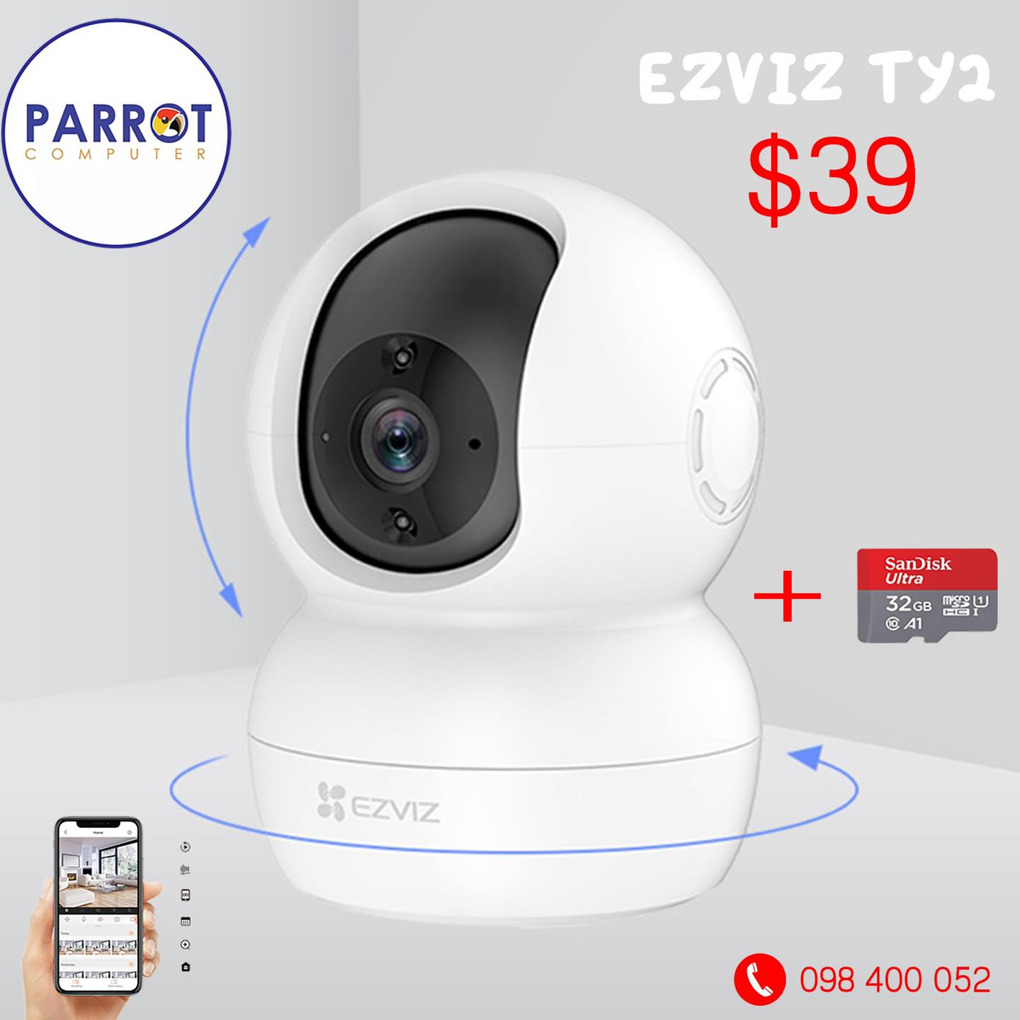 Parrot Camera Security | Phnom Penh