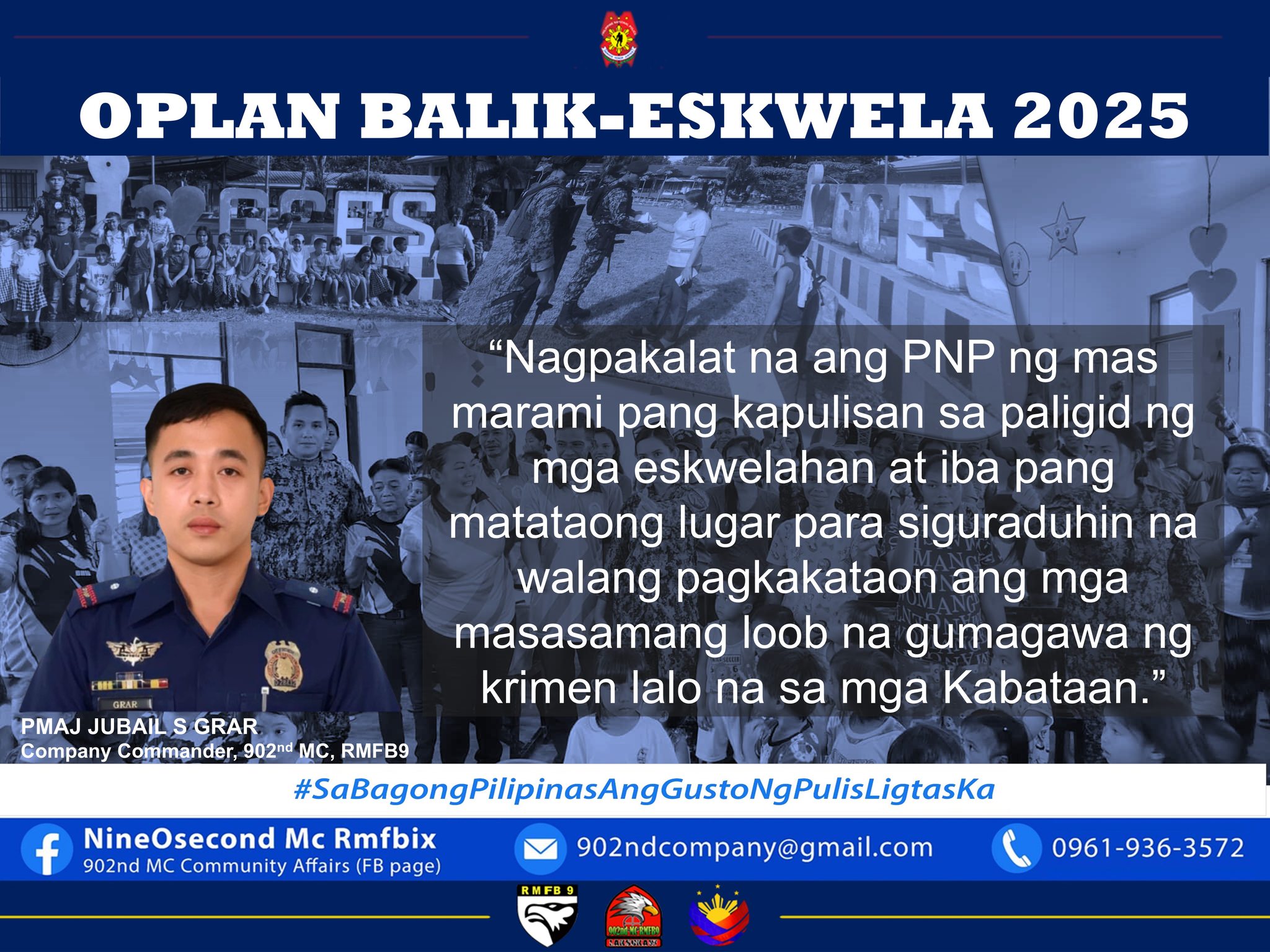 NineOsecond - OPLAN BALIK ESKWELA SY 2025-2026 “Nagpakalat na ang PNP ...
