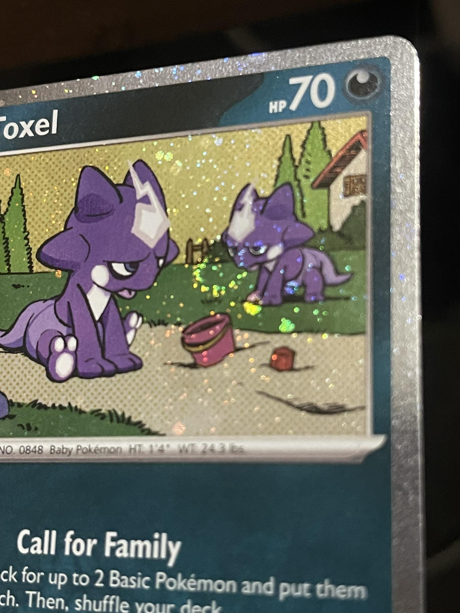 toxel pokemon card value Chaos Rising Single Pack Blister [Toxel] Lightning Lightning Tight Jaw (10) Flip a coin Toxel  NearMint