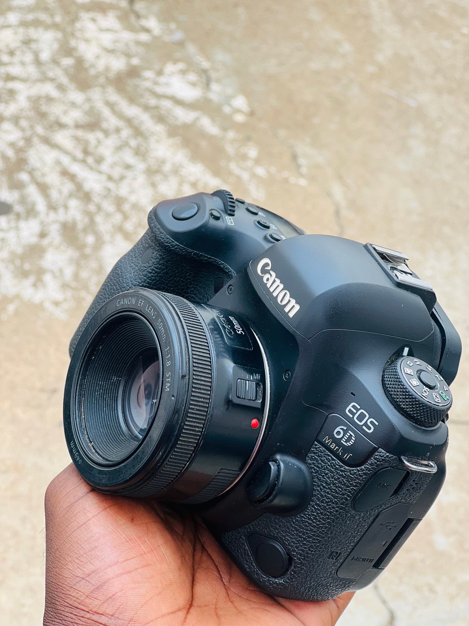 Canon 6D full + 50mm STM + 32GB sd