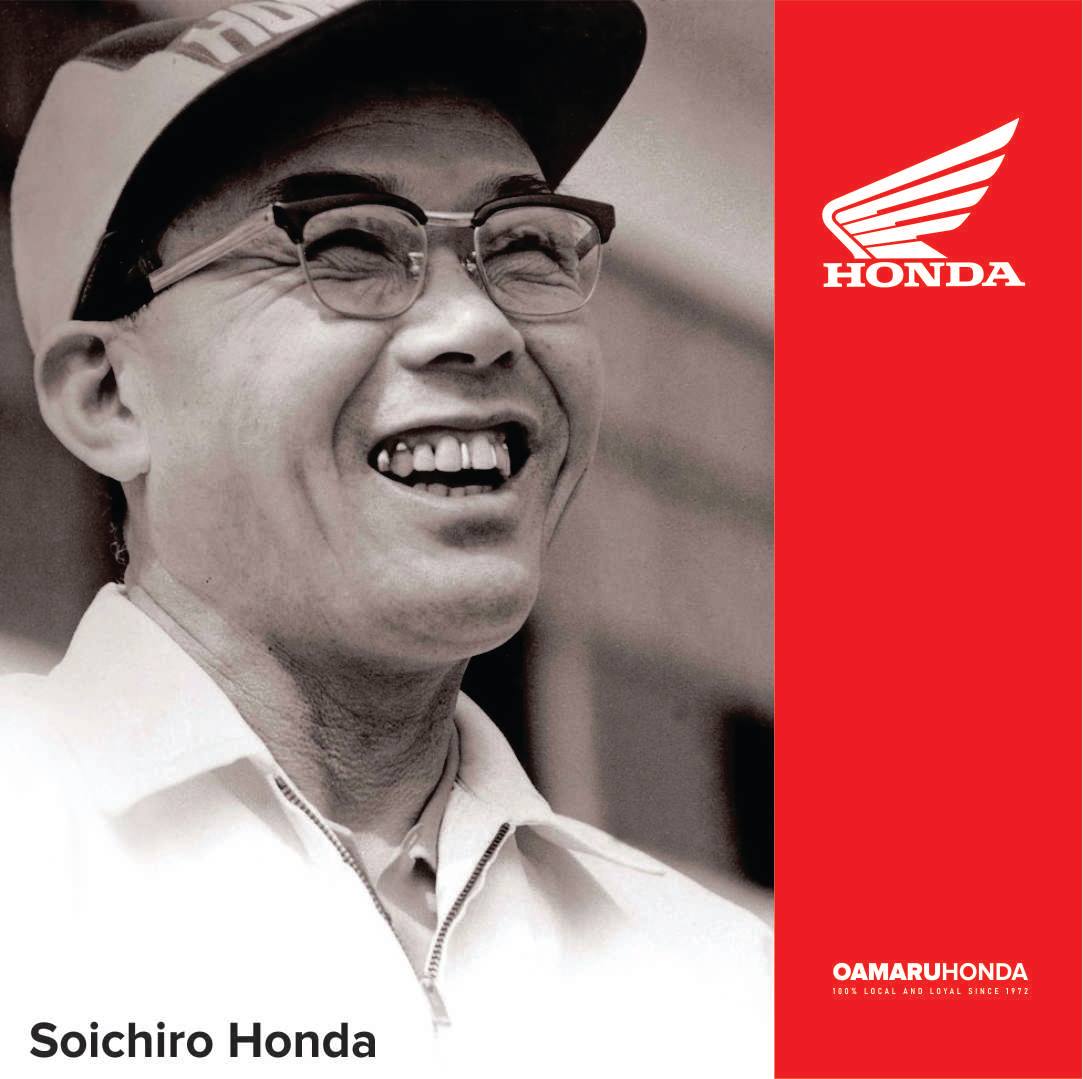 This is the man who created the Honda legend Mr. Soichiro Honda